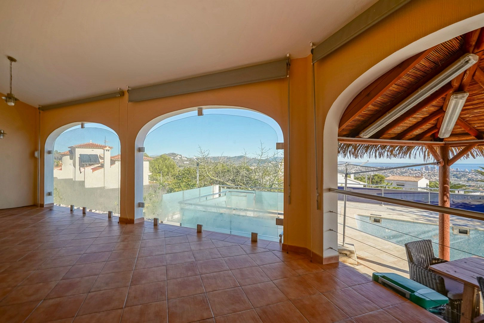 Villa con vistas panoramicas al mar en venta en Calpe