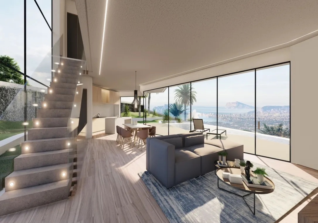 Villa di lusso di nuova costruzione con fantastiche viste sul mare in vendita a Benissa