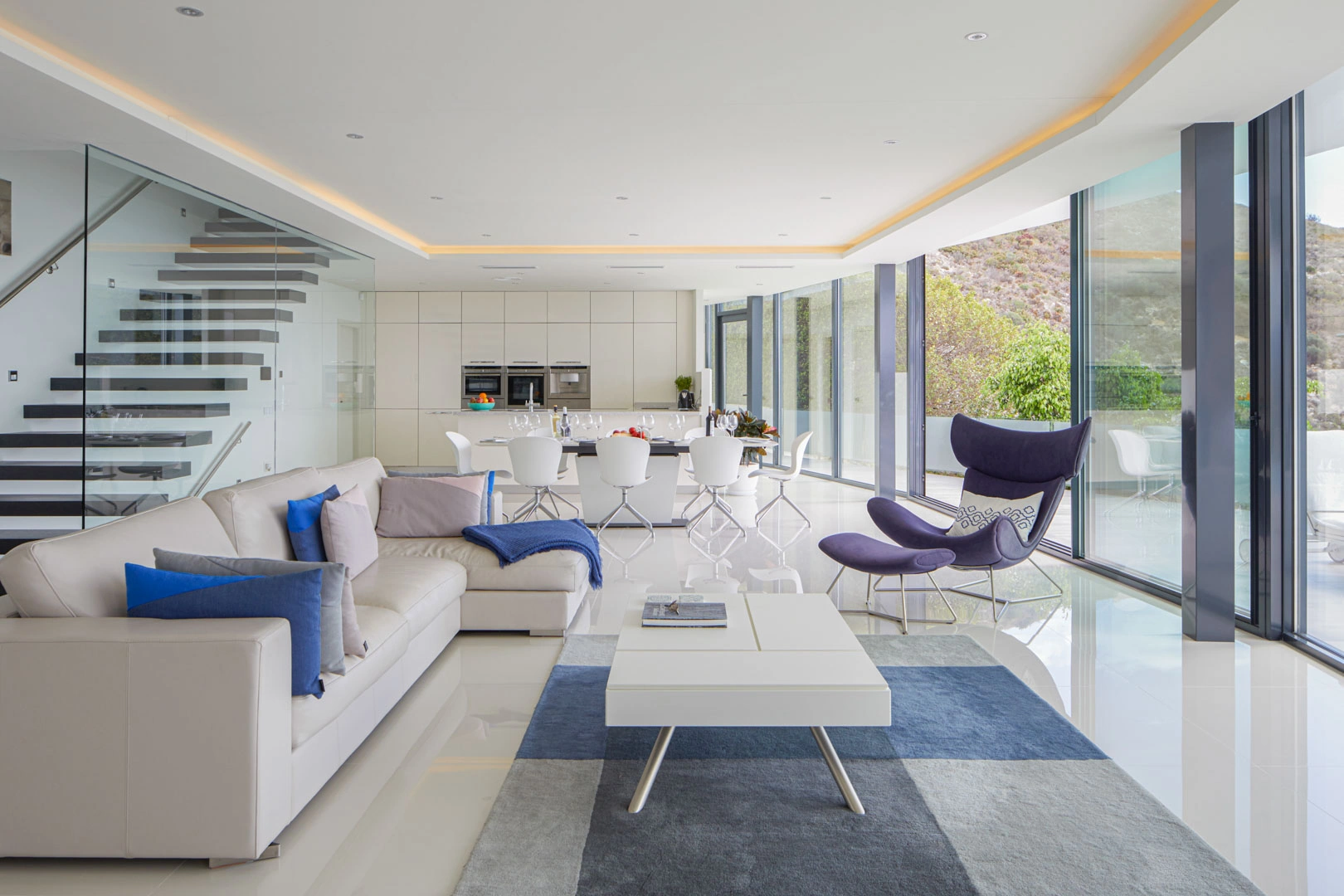 Designer-Villa mit Panoramablick auf das Meer zum Verkauf in El Portet, Moraira