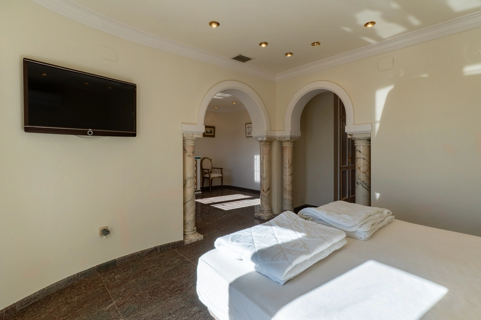 Mediterrane Villa mit Panoramablick auf das Meer zum Verkauf in Benissa.