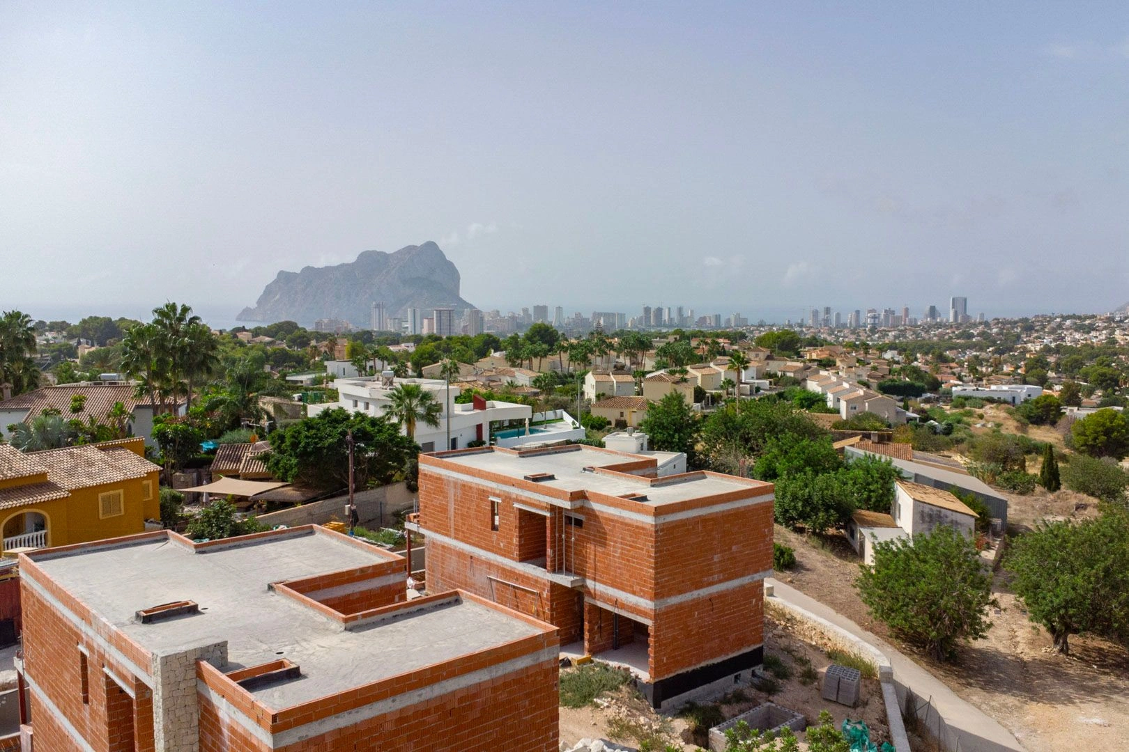 Villa moderna en construcción en venta en Calpe