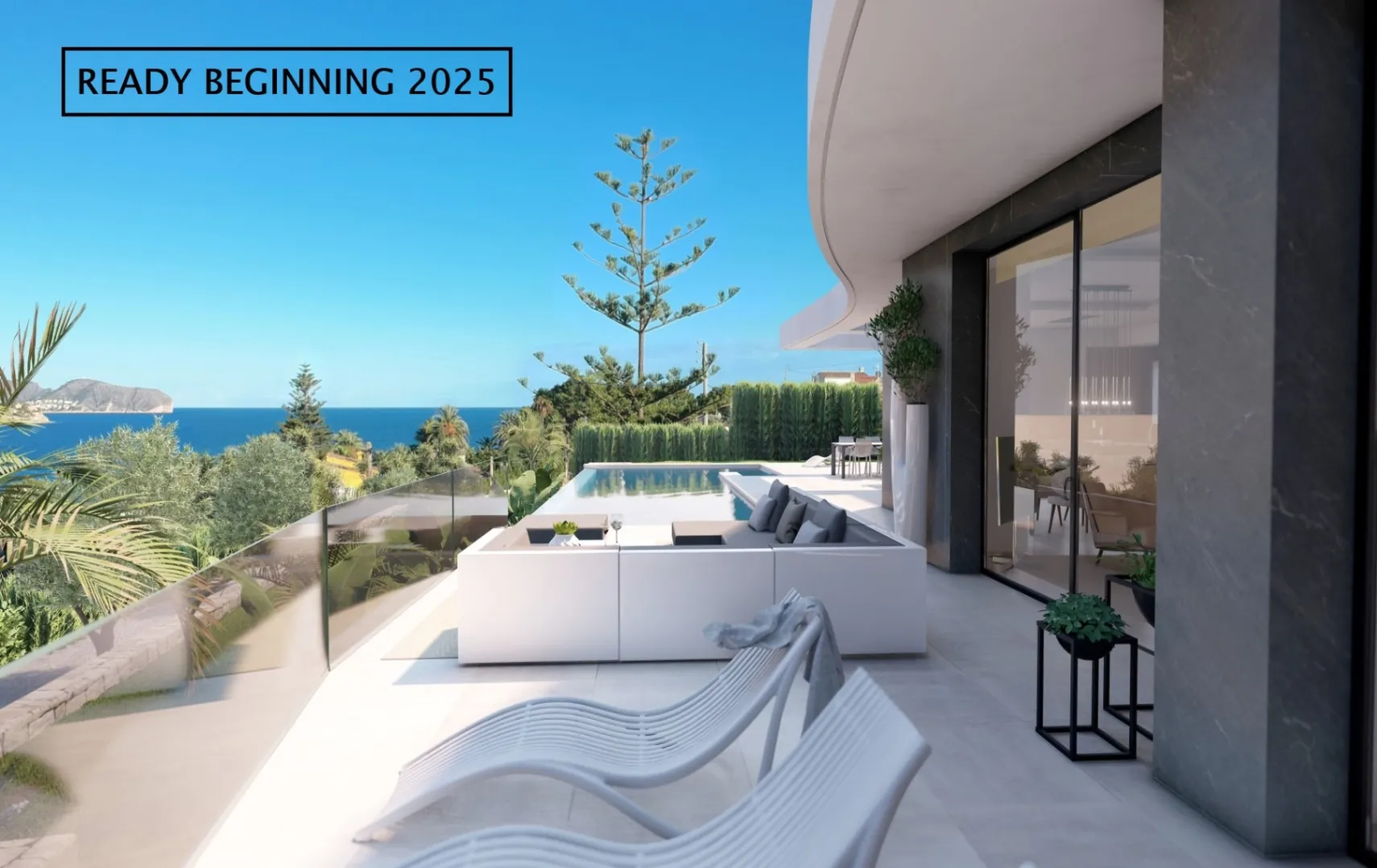 AR54311 - Villa de lujo de nueva construcción con vistas al mar y a poca distancia de la playa en venta en Benissa