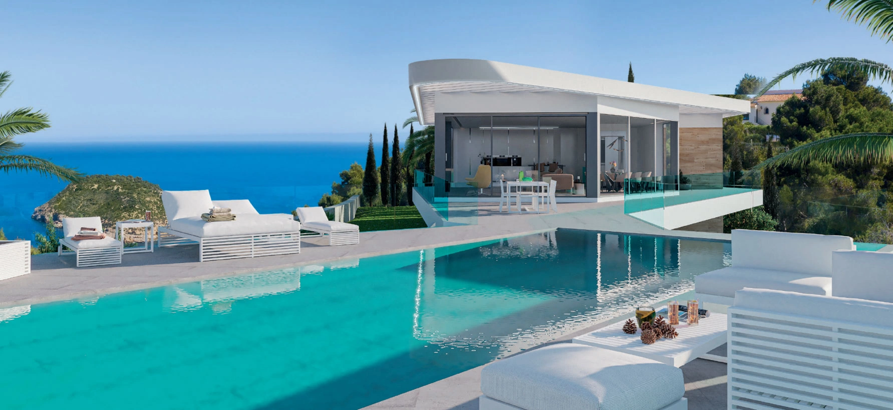 Moderne Villa mit herrlichem Meerblick zum Verkauf in Jávea