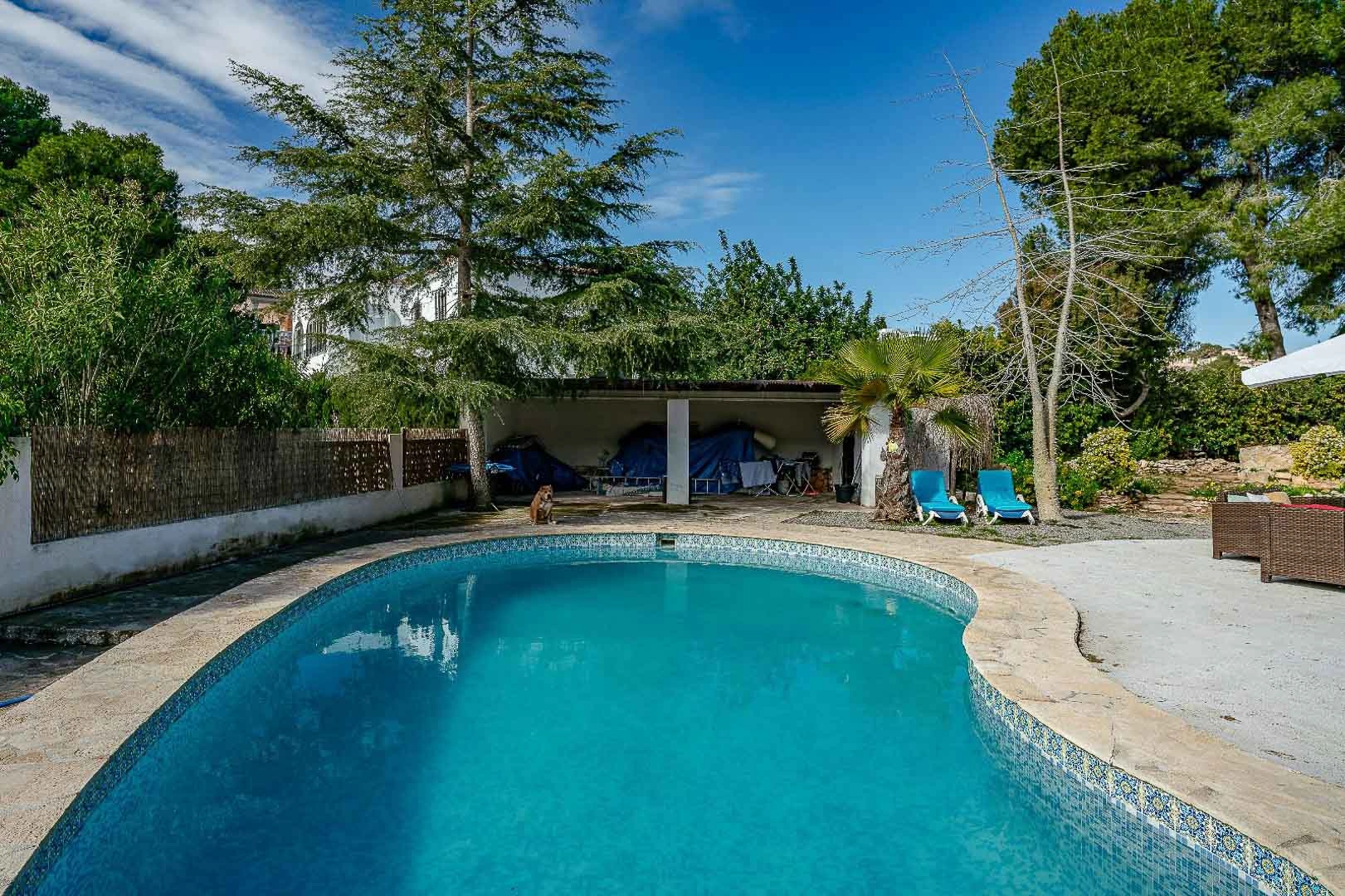 Charming villa for sale in Moraira with 2 bedrooms and a private pool.