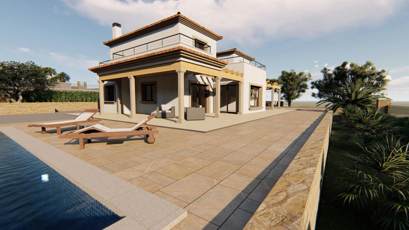 Villa de nueva construcción con vistas al mar en venta en Jávea