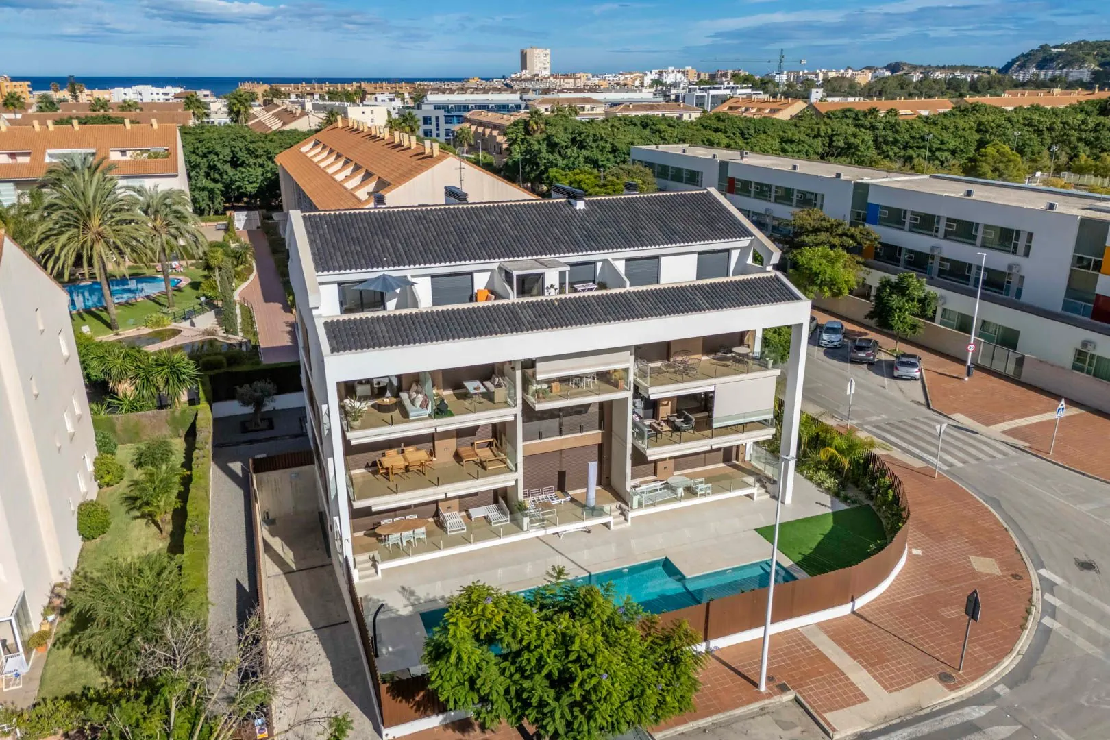 Moderne penthouse te koop in Javea, gebied Arenal