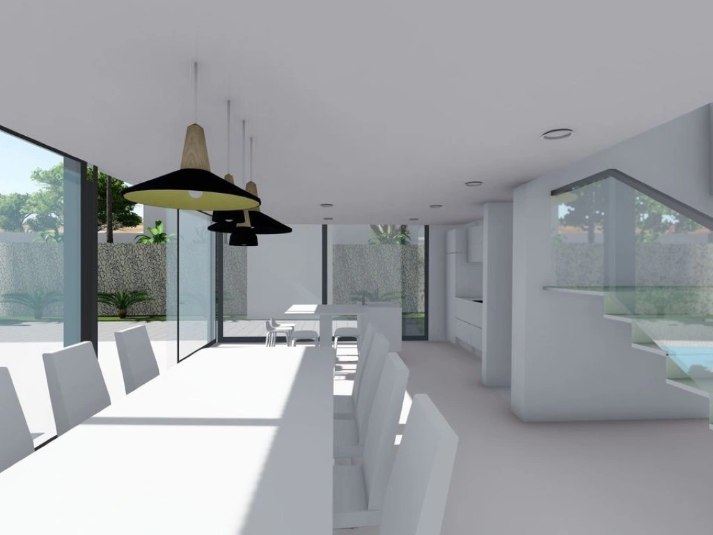 Moderna villa de nueva construcción con vistas al mar en venta en Calpe