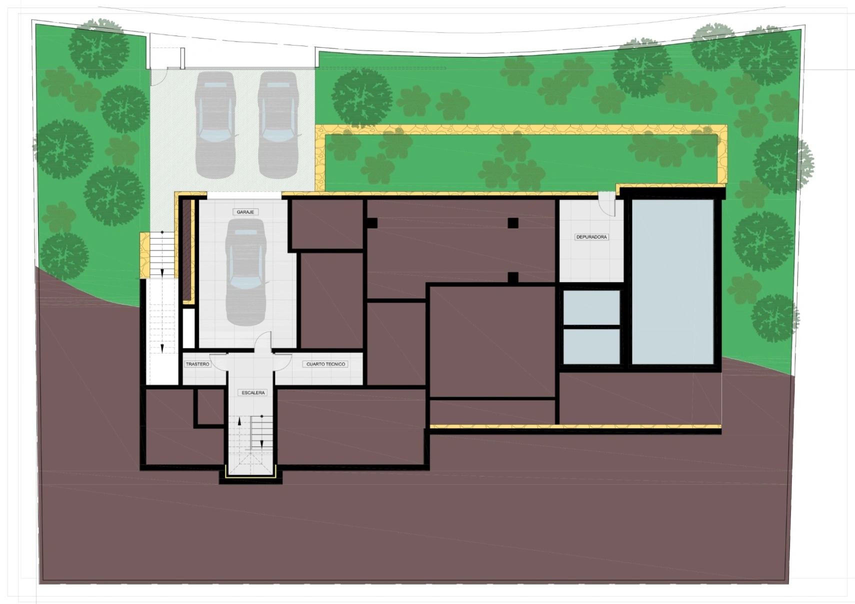 Villa ibicenca elegante con piscina y amplio jardín privado