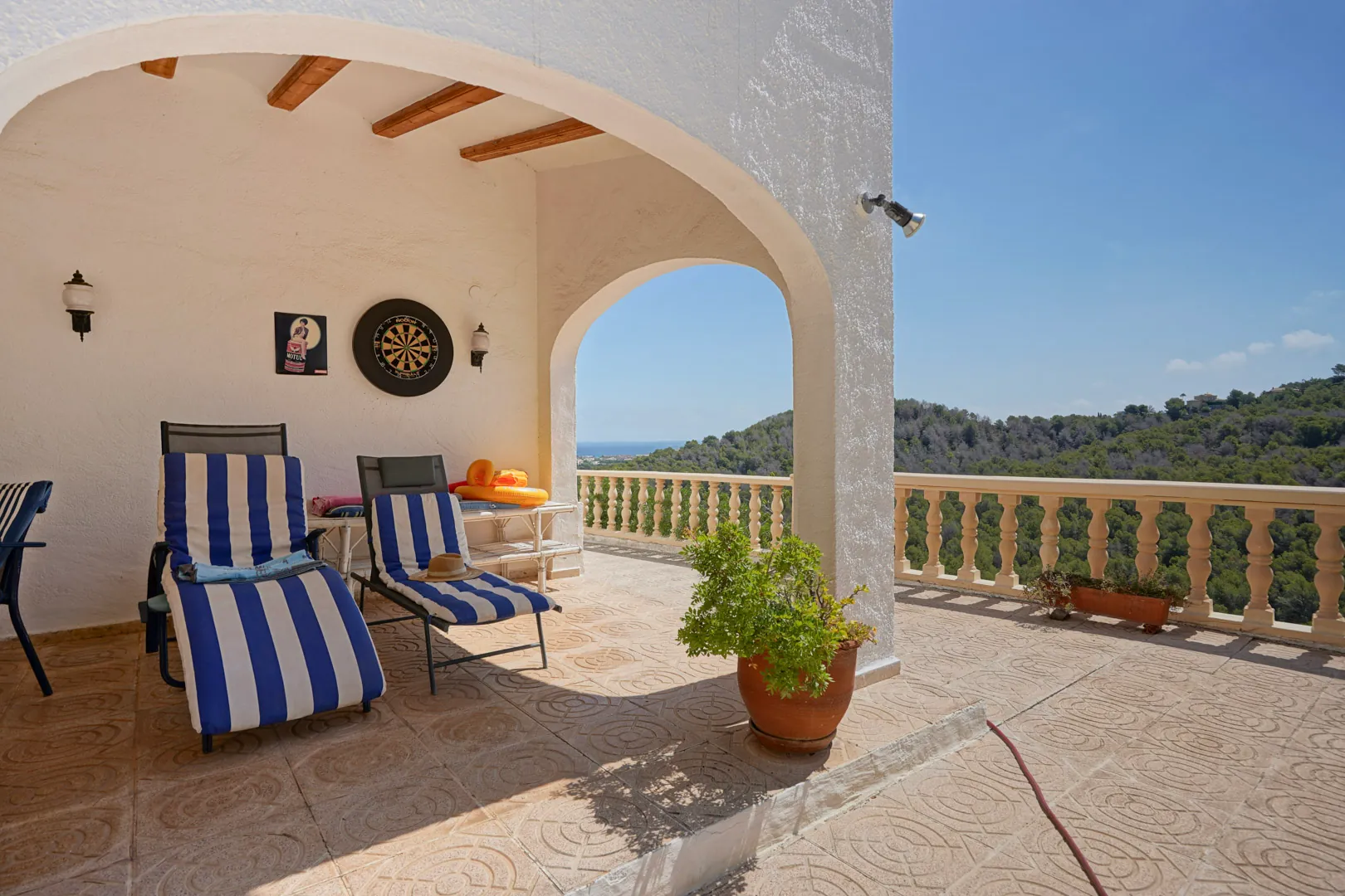 Villa traditionnelle avec vue sur la mer et totale intimité à Jávea