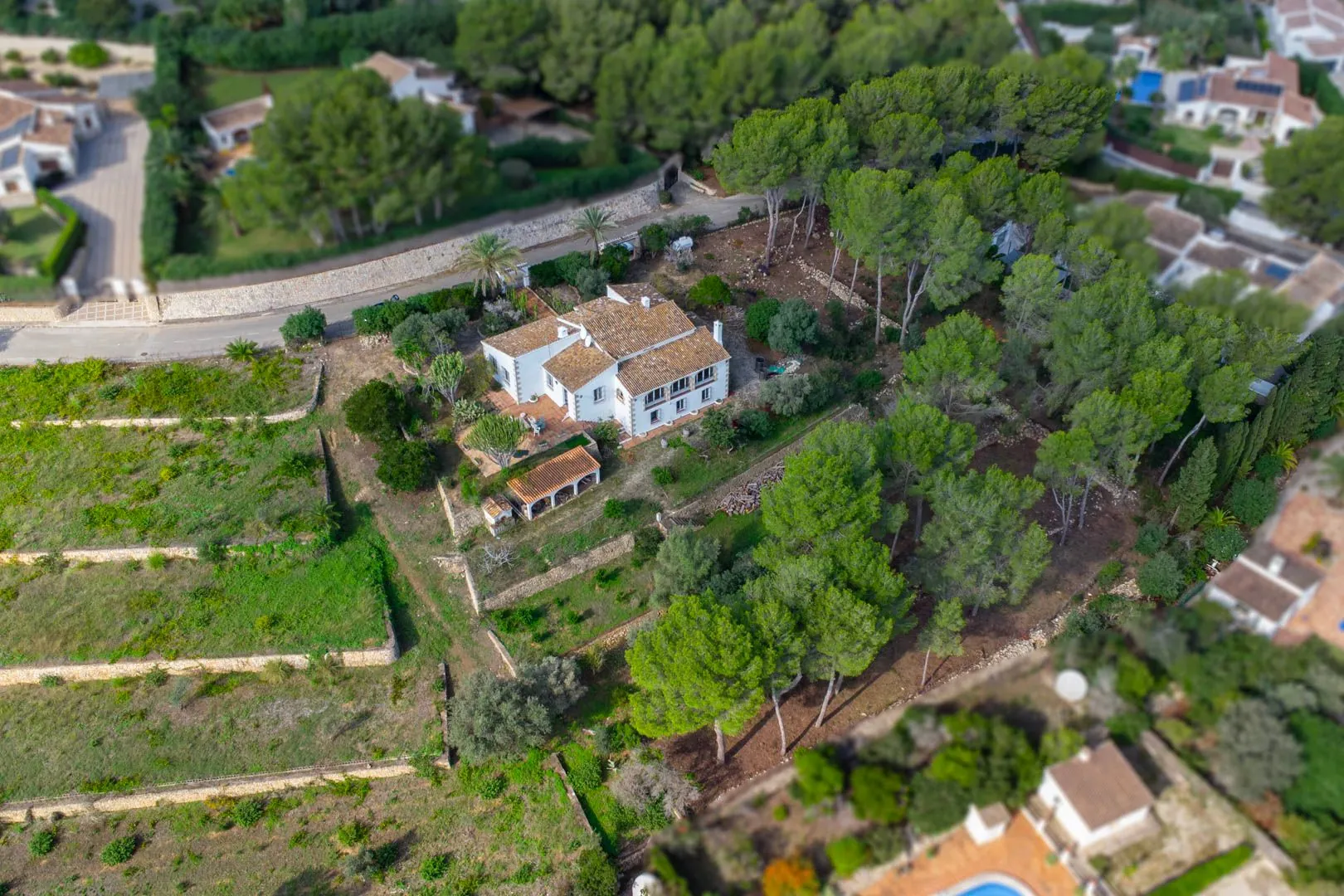 Ensemble de 5 Parcelles avec Villa dans l'Exclusif Urbanisation La Lluca, Jávea