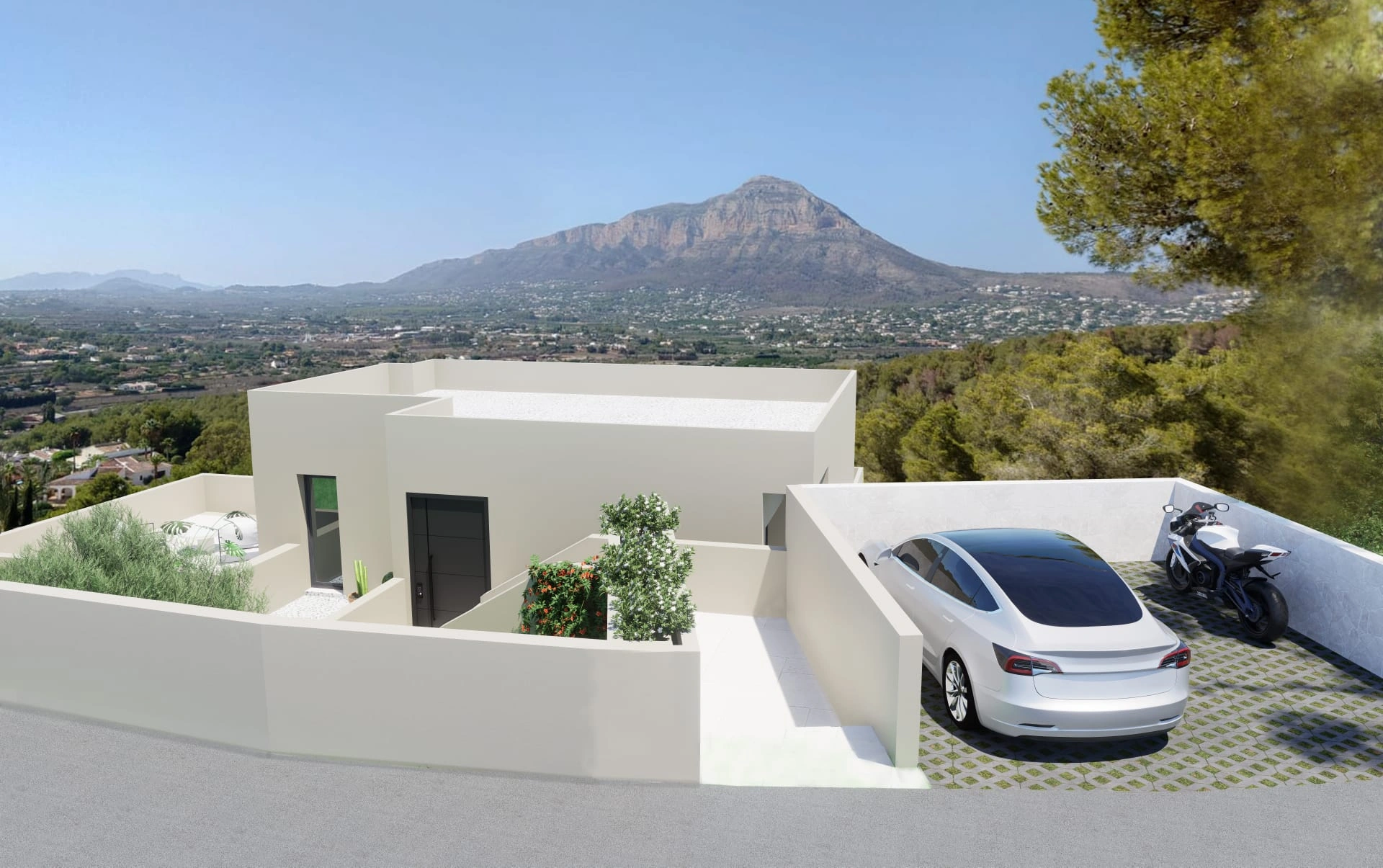 Villa neuve à vendre à Jávea avec vue sur le Montgo