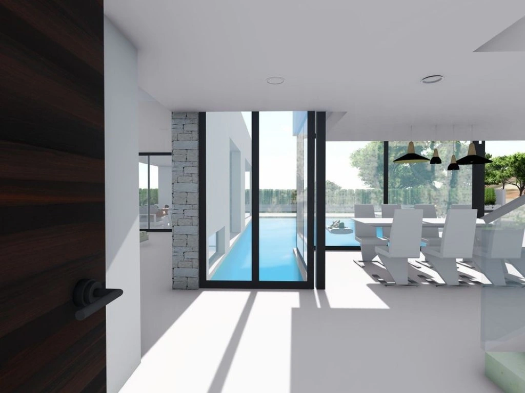 Moderna villa de nueva construcción con vistas al mar en venta en Calpe