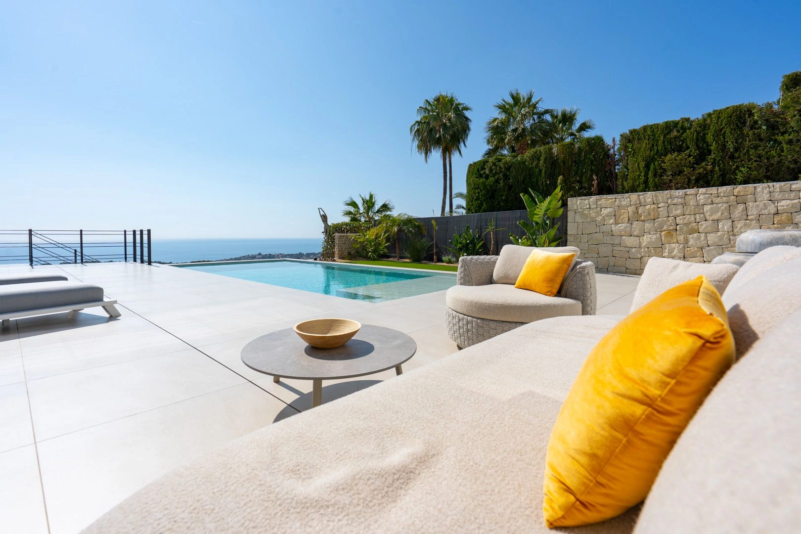 Impresionante villa mediterránea de lujo con vistas al mar en venta en Benissa