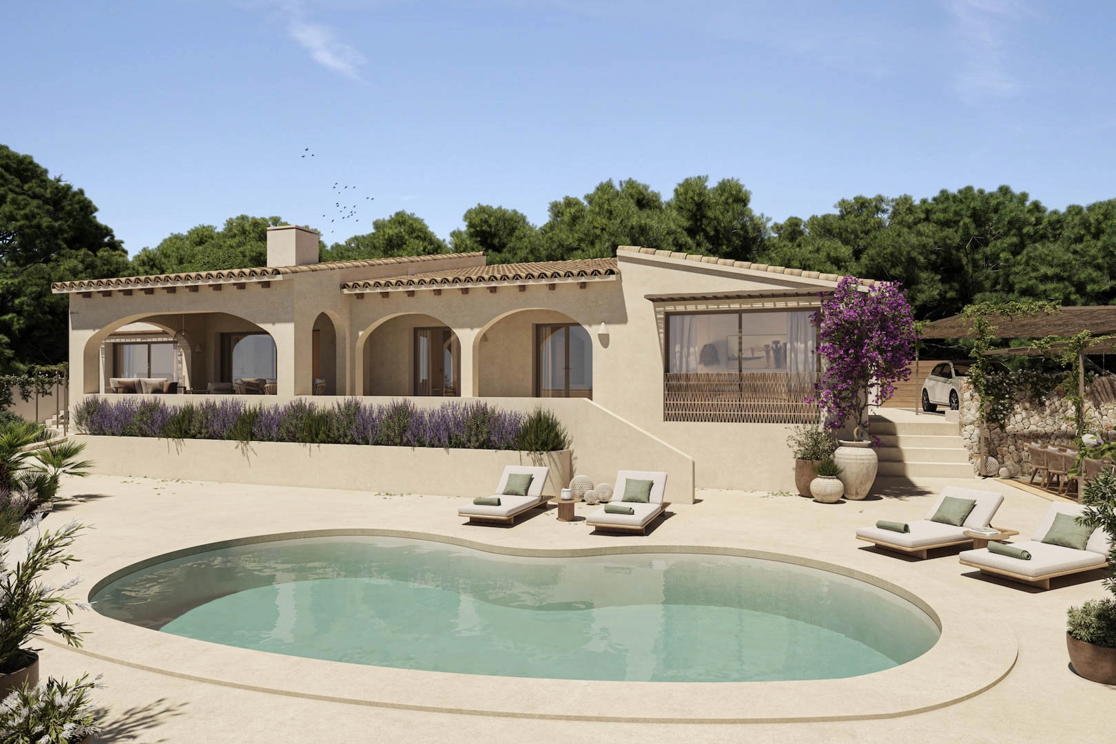 AR56423 - Progetto Esclusivo di Villa Mediterranea con Vista Mare