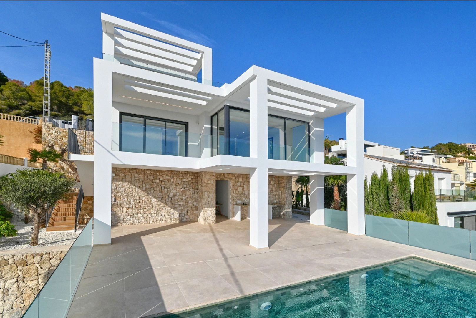 Moderna villa de nueva construcción en venta en Calpe