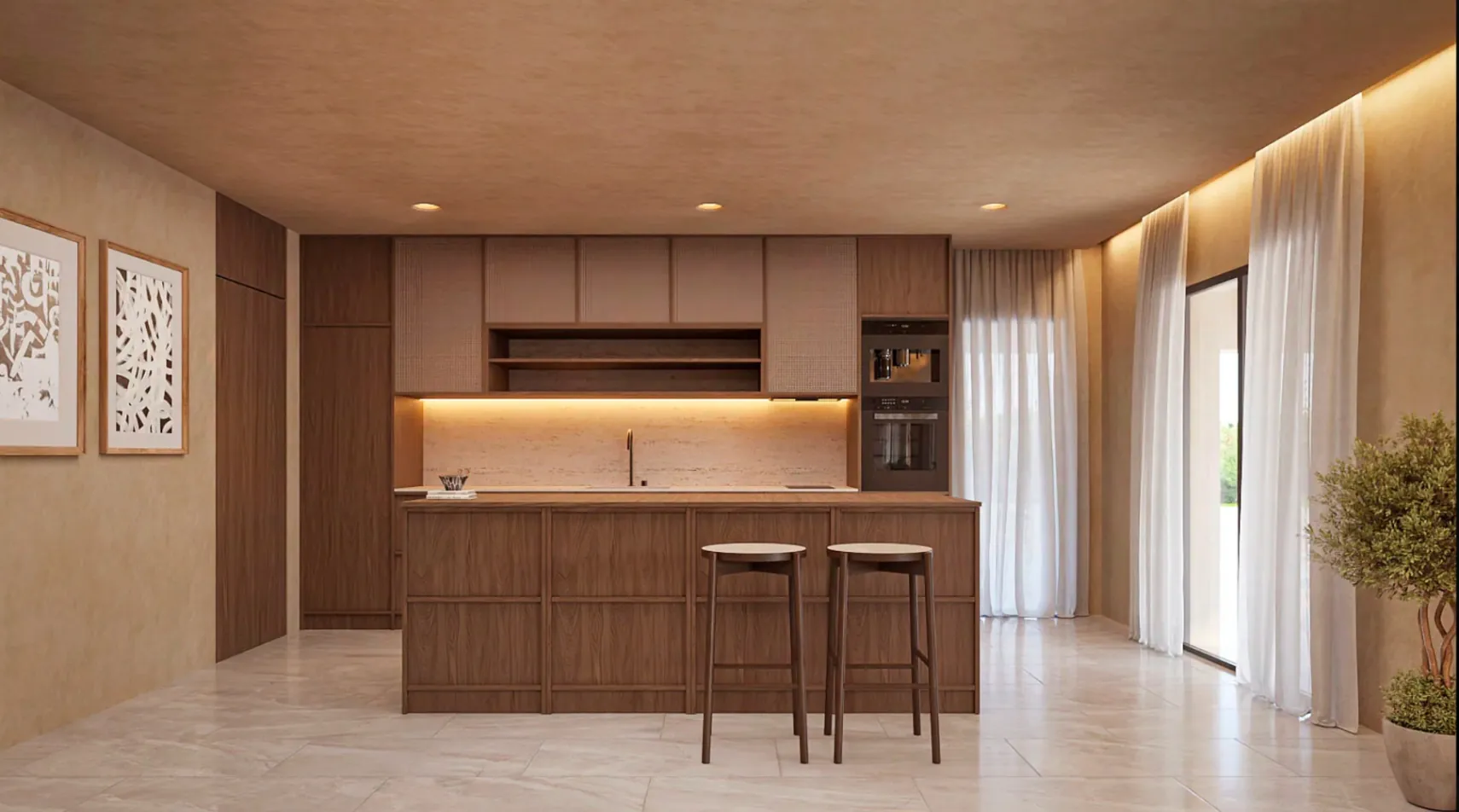 Villa mediterránea con piscina y amplios espacios en Moraira