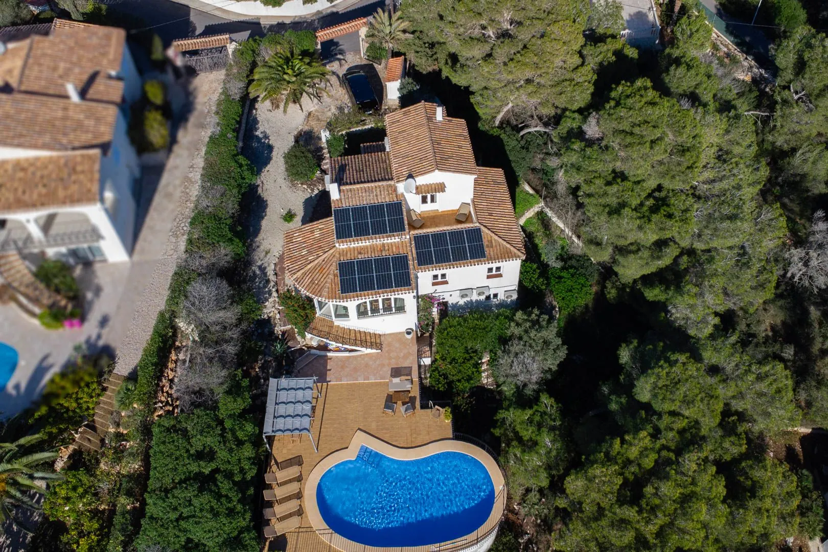 Traditionele villa met schitterend uitzicht op zee te koop in Ambolo, Jávea