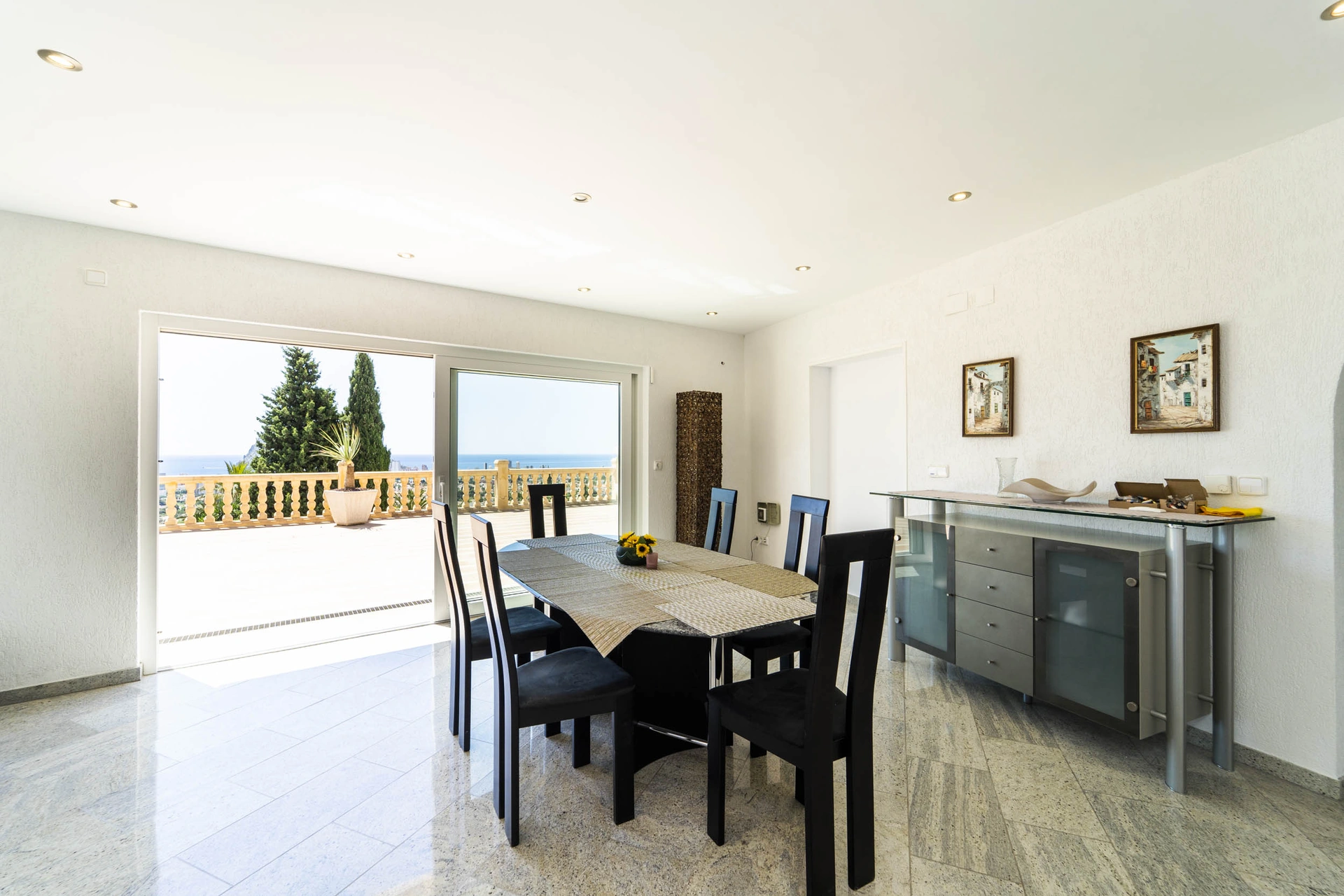 Grande villa traditionnelle avec vue sur la mer à vendre à Calpe