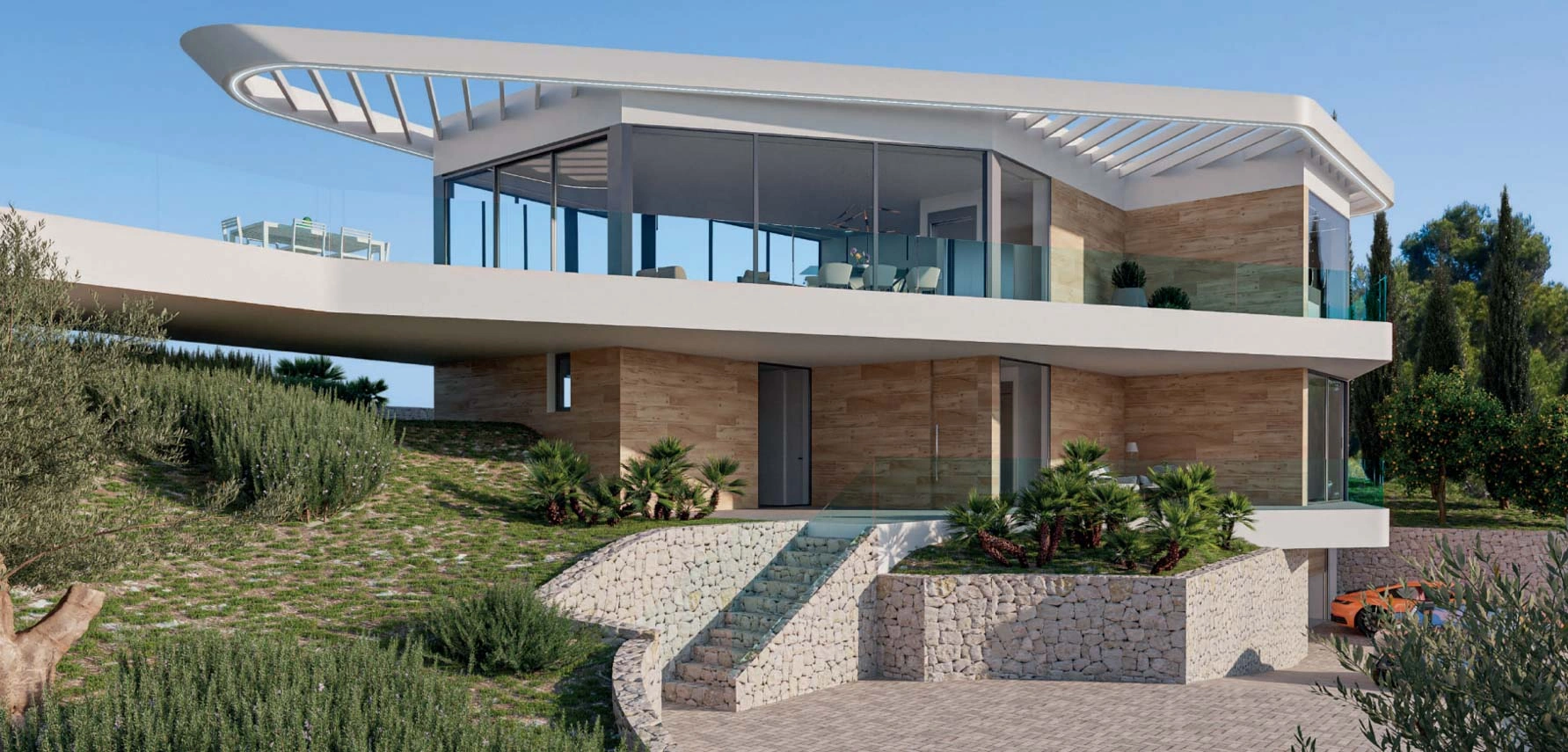Moderne Villa mit herrlichem Meerblick zum Verkauf in Jávea