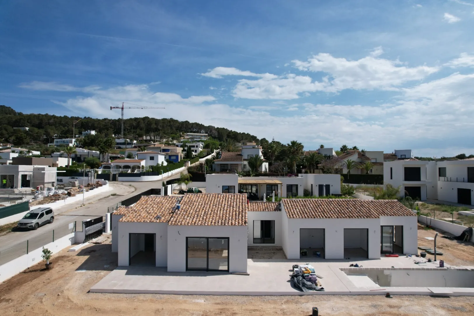 AR62155 - Villa de obra nueva en venta en Javea con vista al Montgo