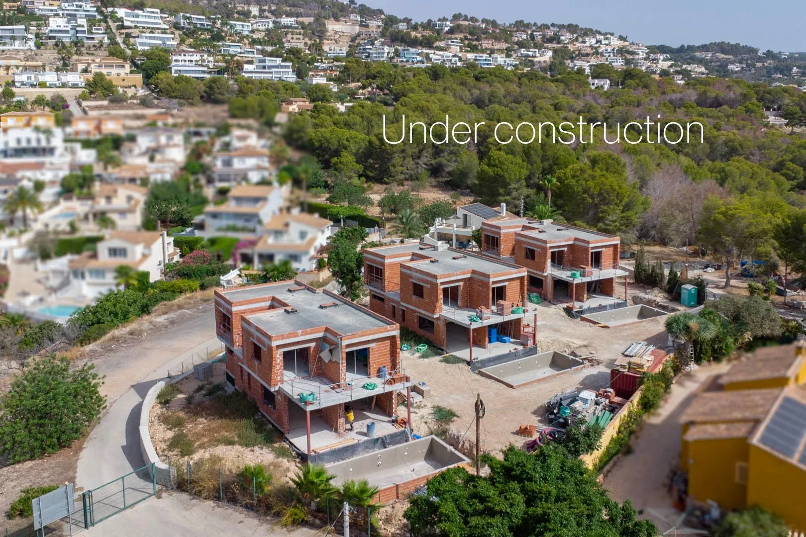 AR55264 - Villa moderna en construcción en venta en Calpe