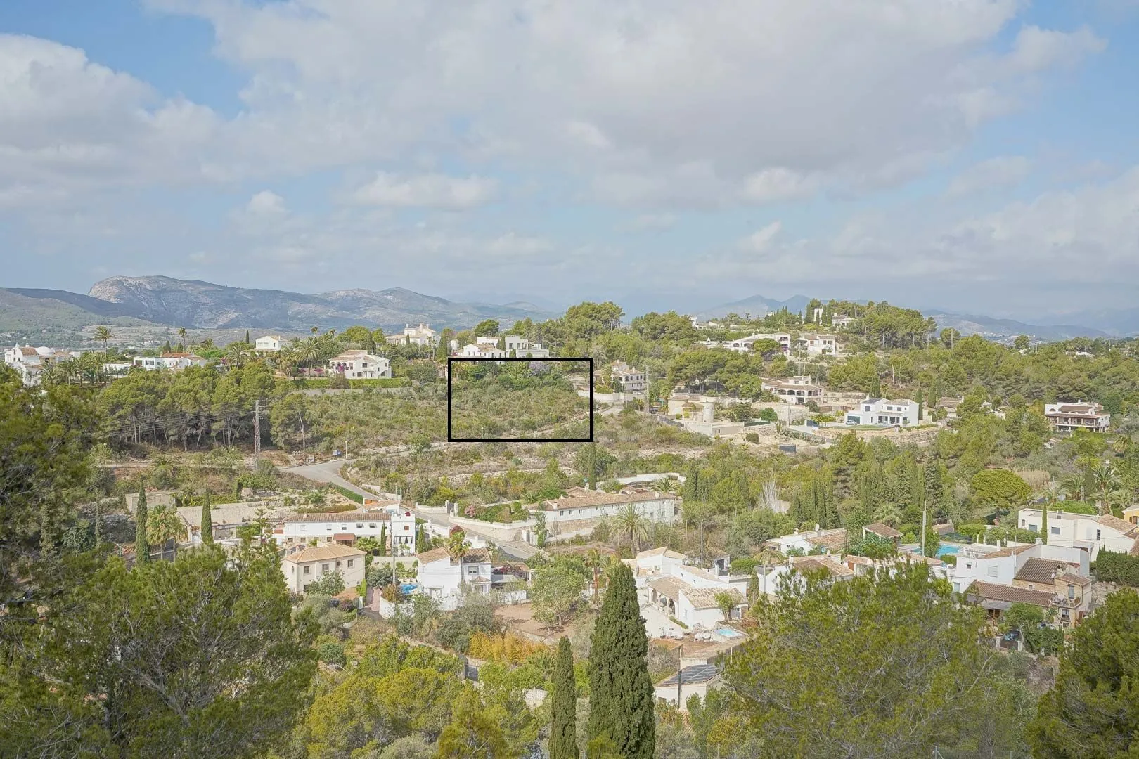 Parcela con vistas al mar en venta en Jávea
