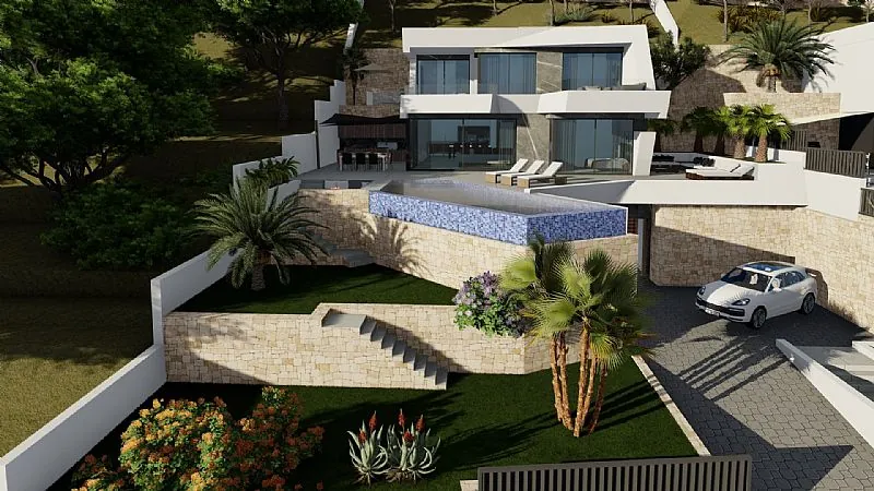 Villa di lusso a Calpe con vista sul mare