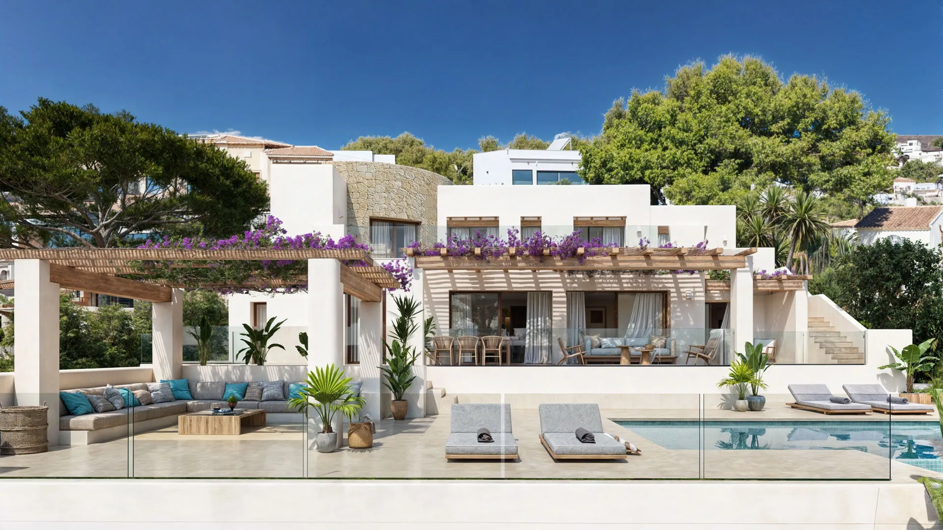 Progetto di villa moderna con vista sul mare in vendita a Moraira
