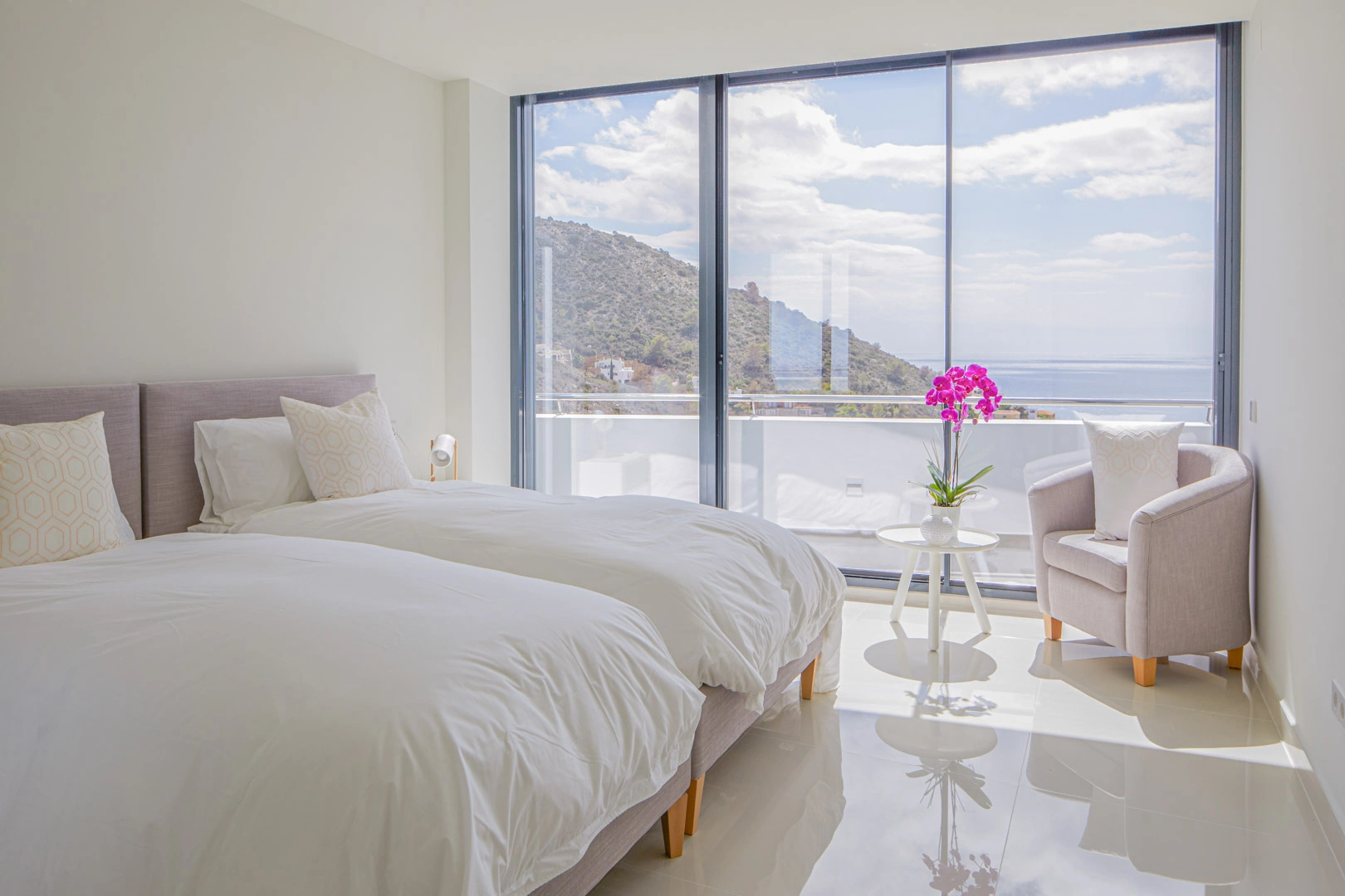 Designer-Villa mit Panoramablick auf das Meer zum Verkauf in El Portet, Moraira