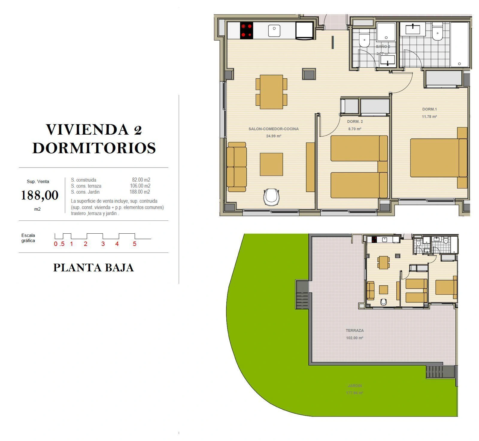 Planta baja en venta cerca de la playa en Denia.