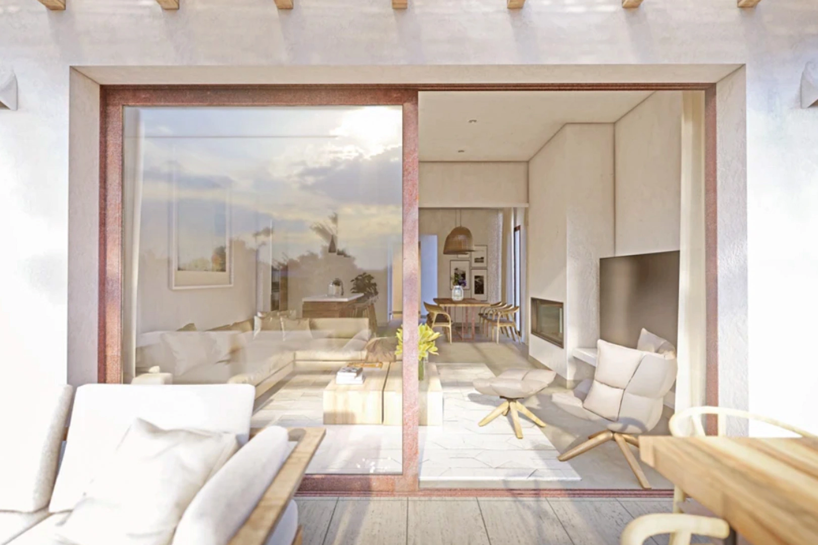 Proyecto de construcción en la playa en venta en Oliva