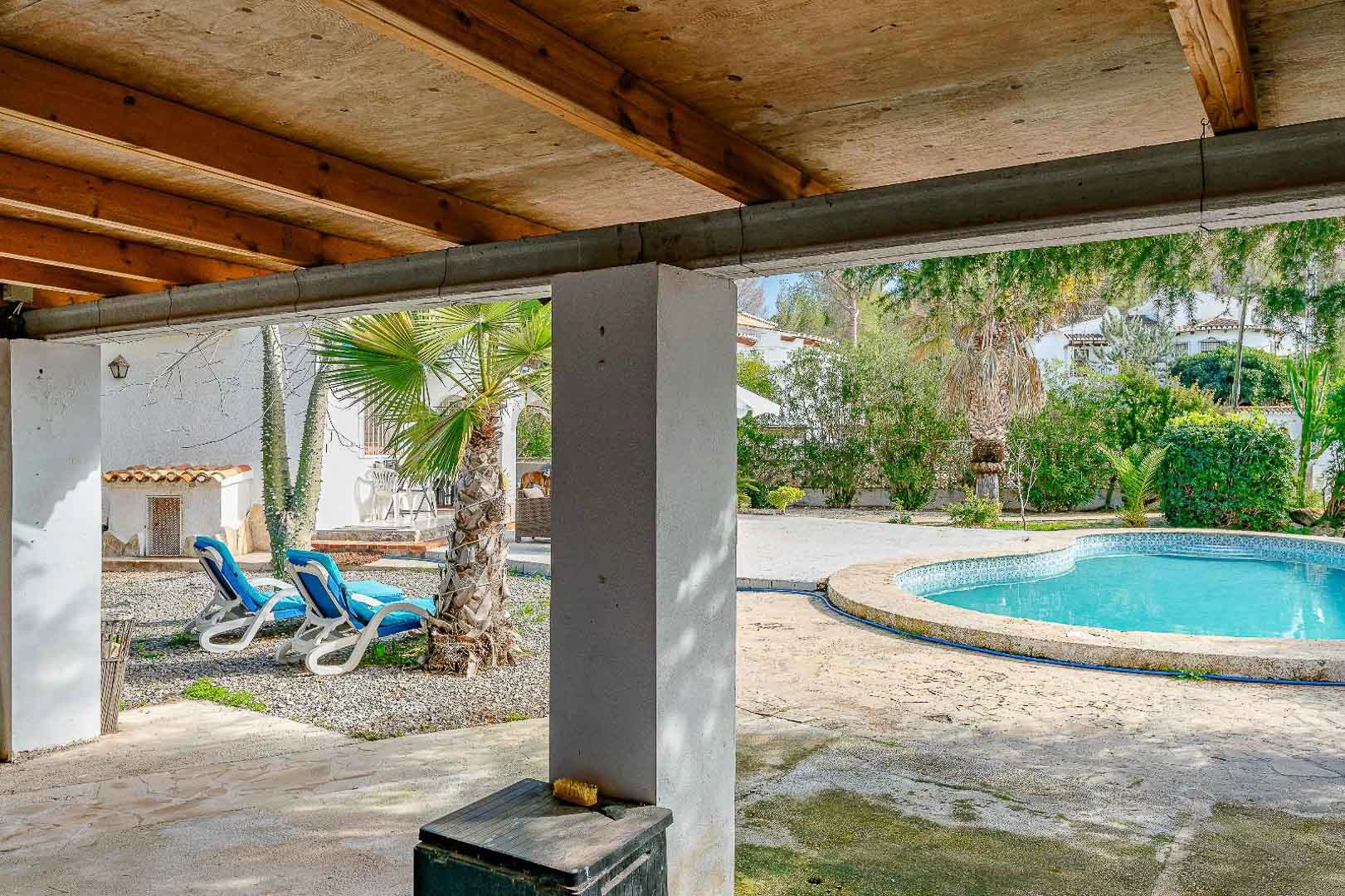 Charming villa for sale in Moraira with 2 bedrooms and a private pool.
