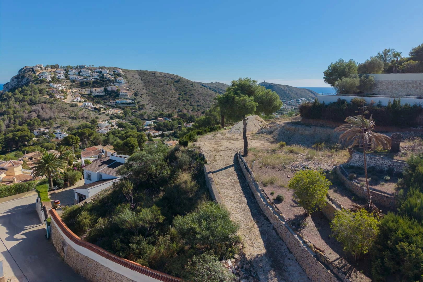 Exclusiva Villa de diseño en construccion con vistas al mar en venta en Moraira