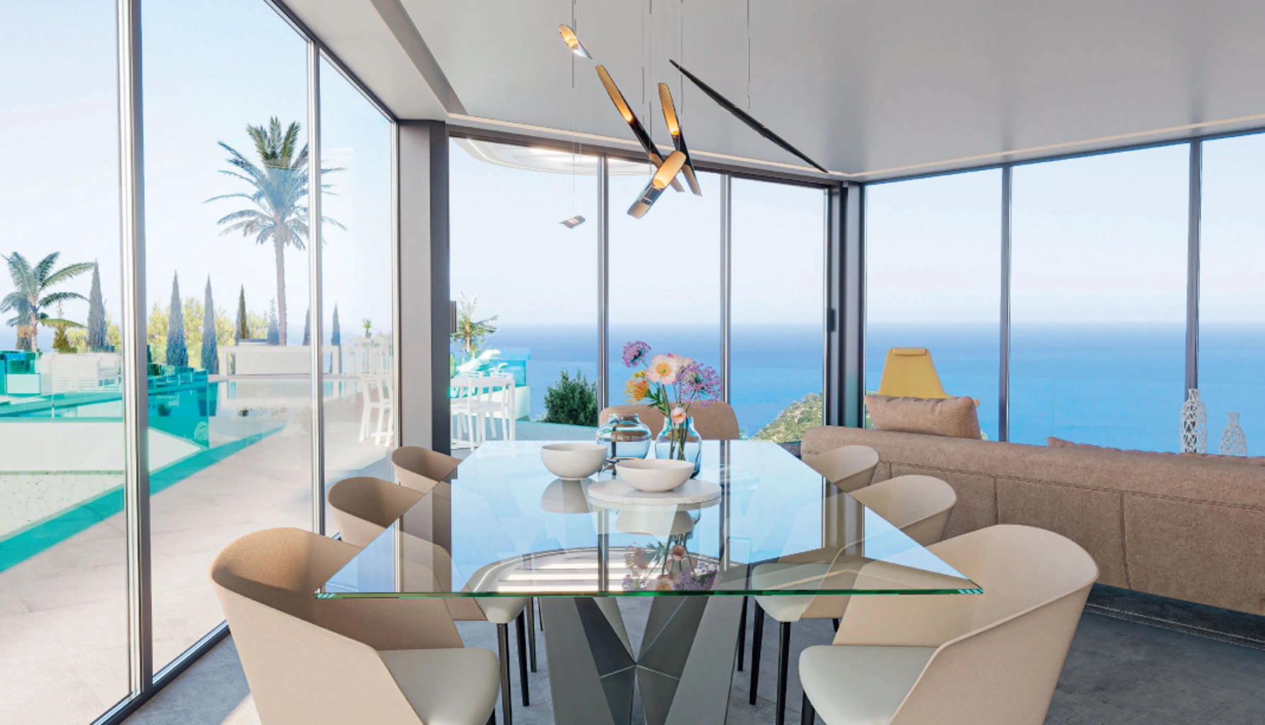 Moderne Villa mit herrlichem Meerblick zum Verkauf in Jávea