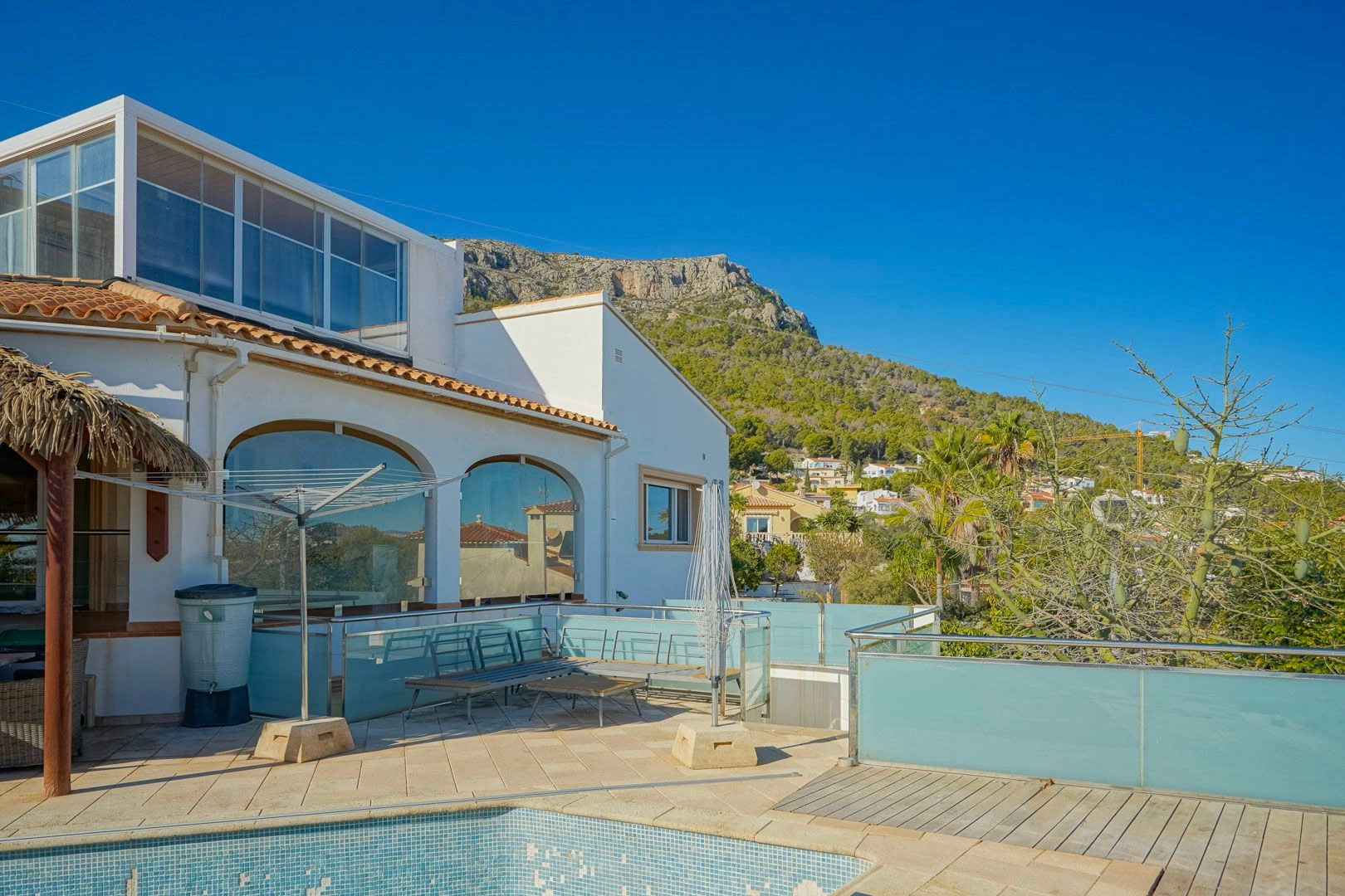 Villa con vistas panoramicas al mar en venta en Calpe