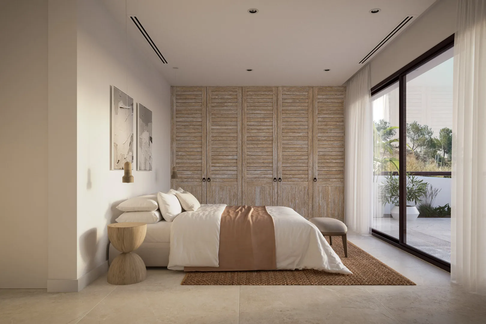 Proyecto de villa moderna con licencia a la venta en Moraira
