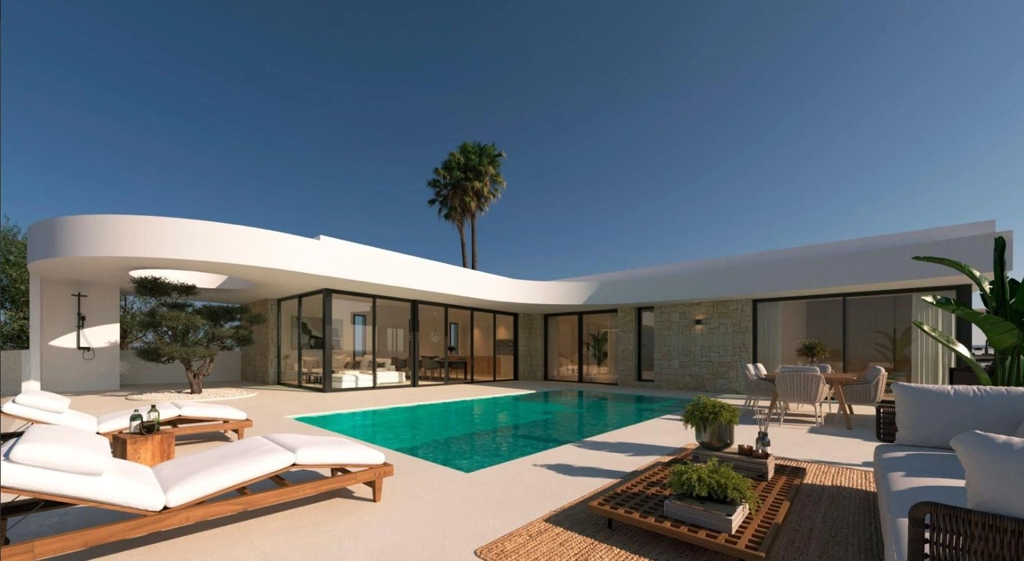 Villa de luxe neuve avec vue panoramique à vendre à Calpe