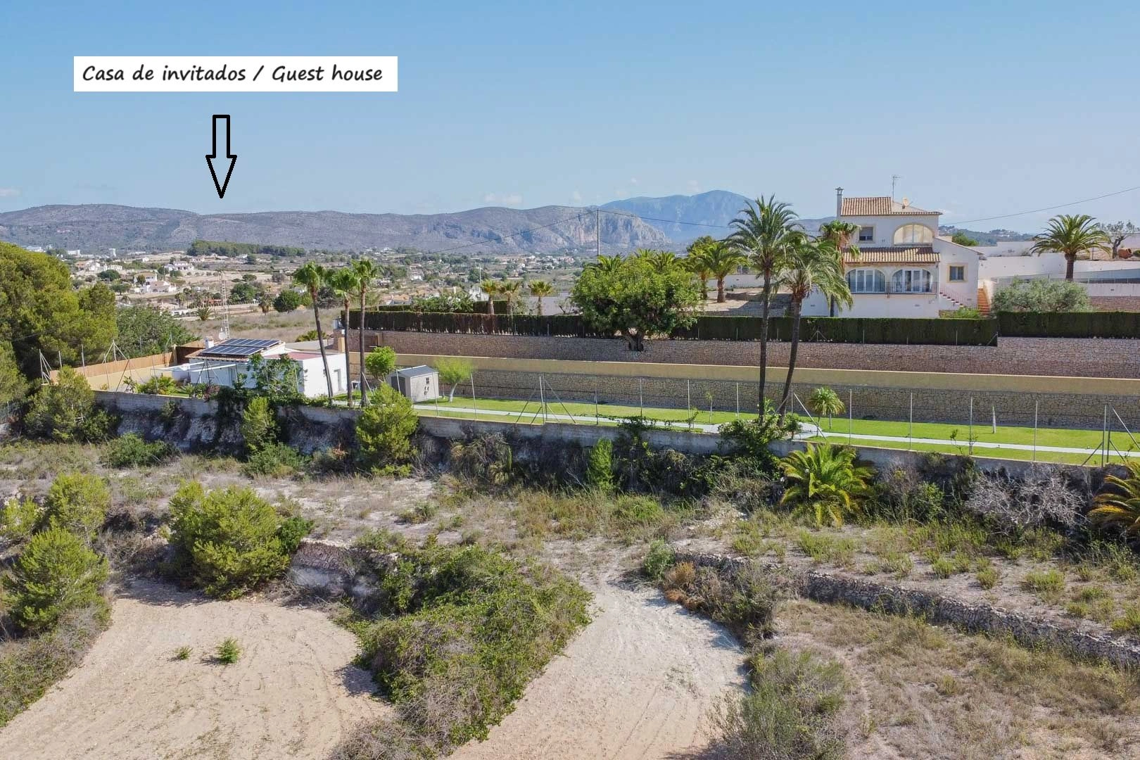 Villa con 3 casas de invitados en venta en Benissa