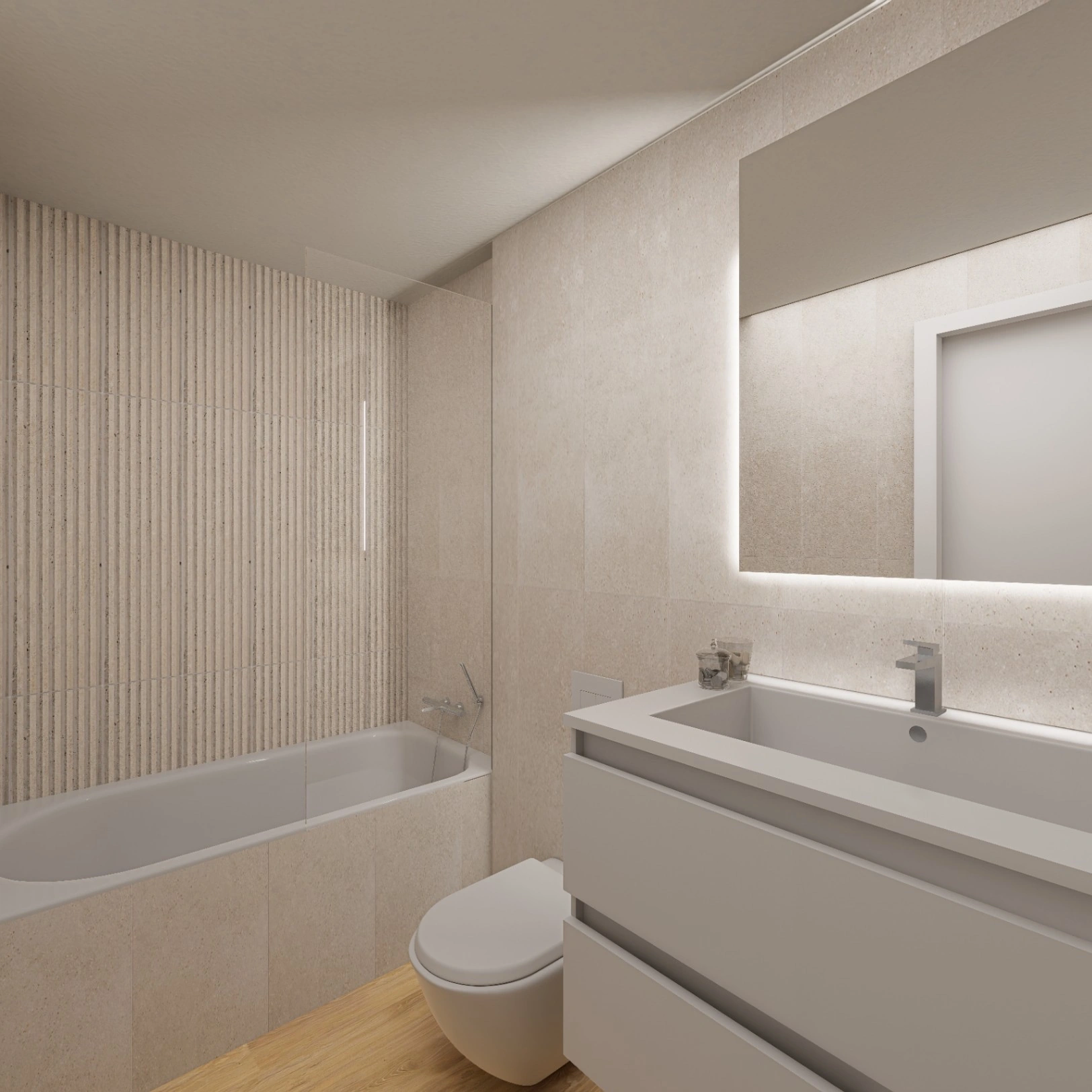 Appartement neuf au rez-de-chaussée, dans un emplacement exclusif.