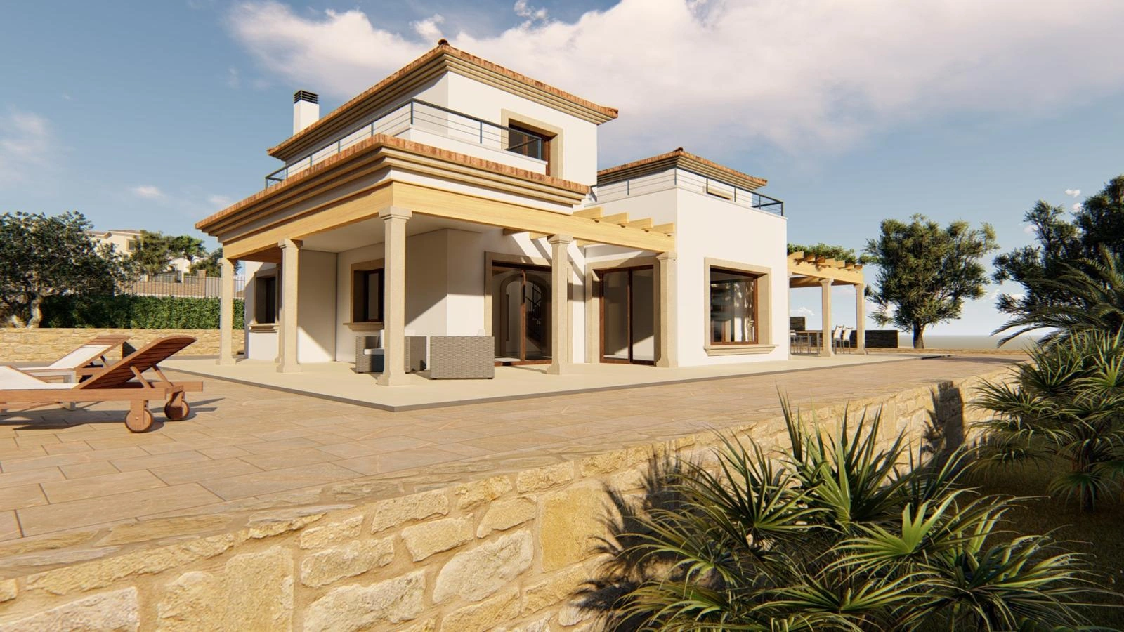 Villa de nueva construcción con vistas al mar en venta en Jávea