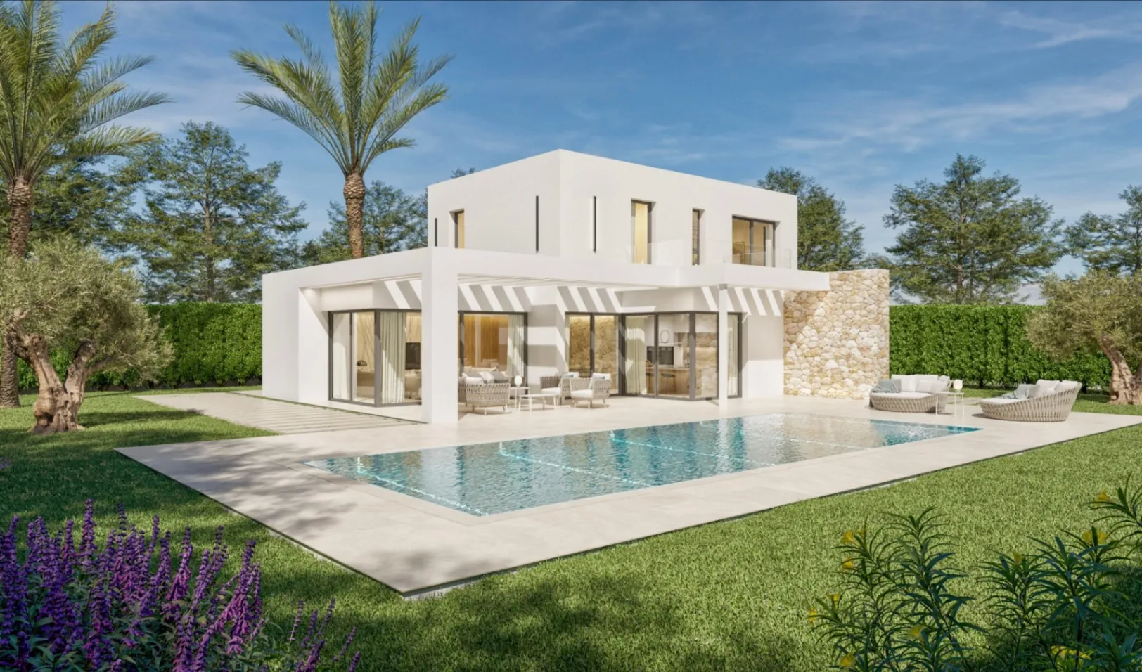 AR56373 - Proyecto de villa moderna a la venta en Moraira.