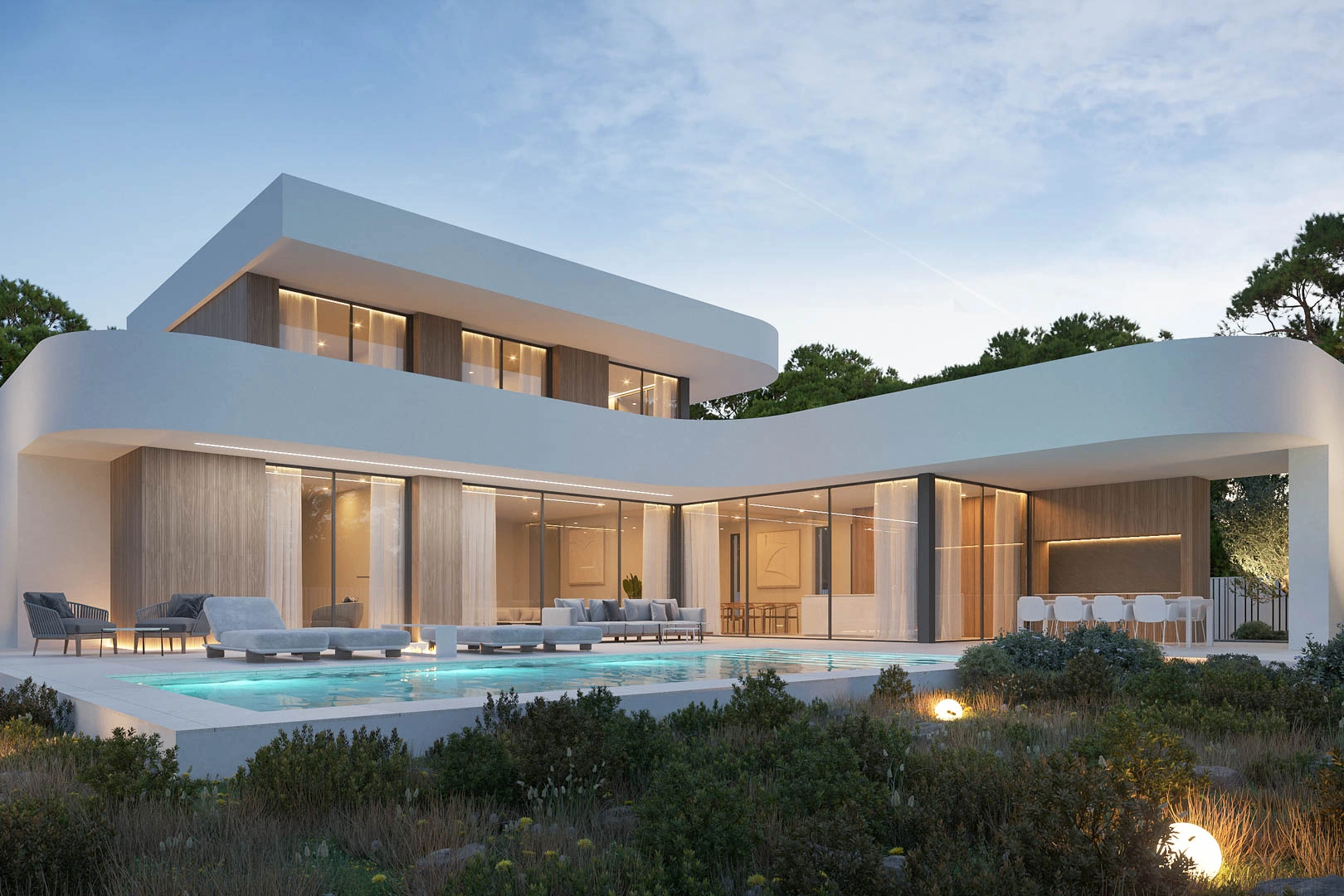 AR200826103 - Proyecto de villa moderna con licencia garantizada a la venta en Moraira