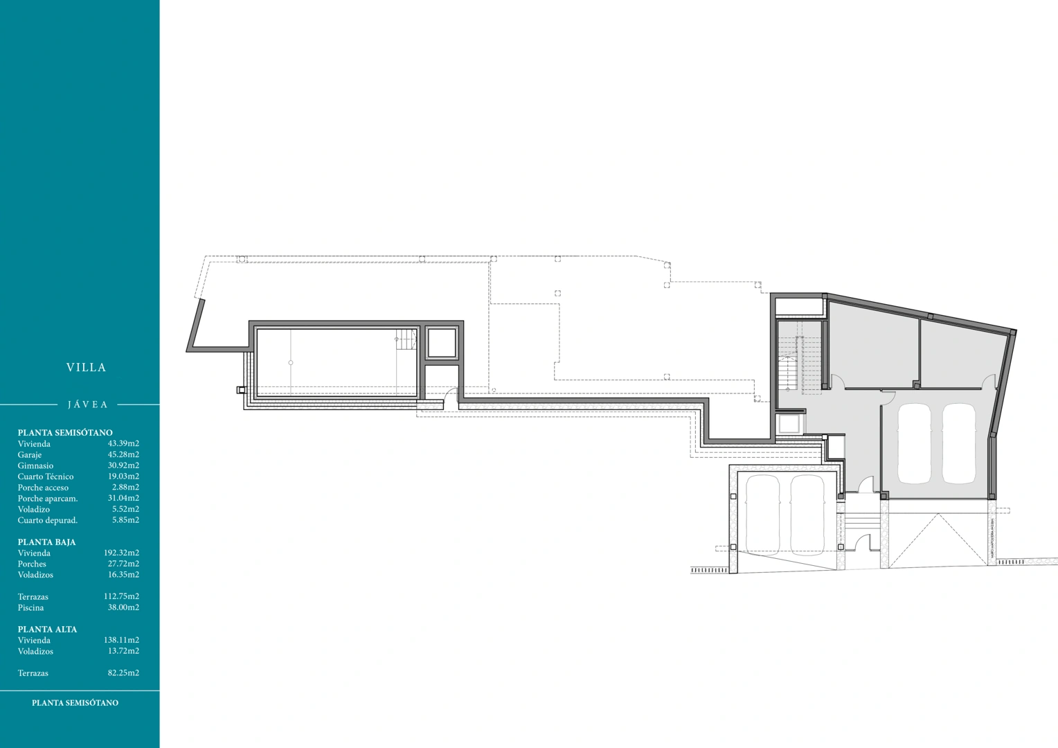 Villa moderne avec vue sur la mer en construction à vendre à Jávea