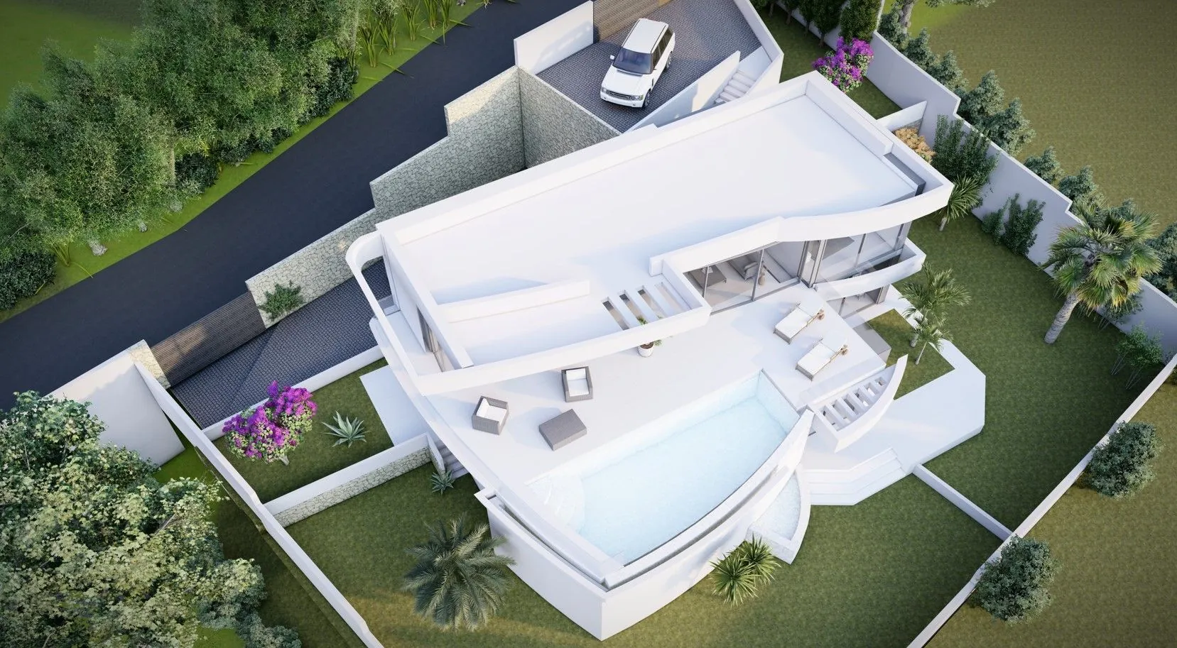 Spectaculaire villa met zeezicht te koop in Calpe