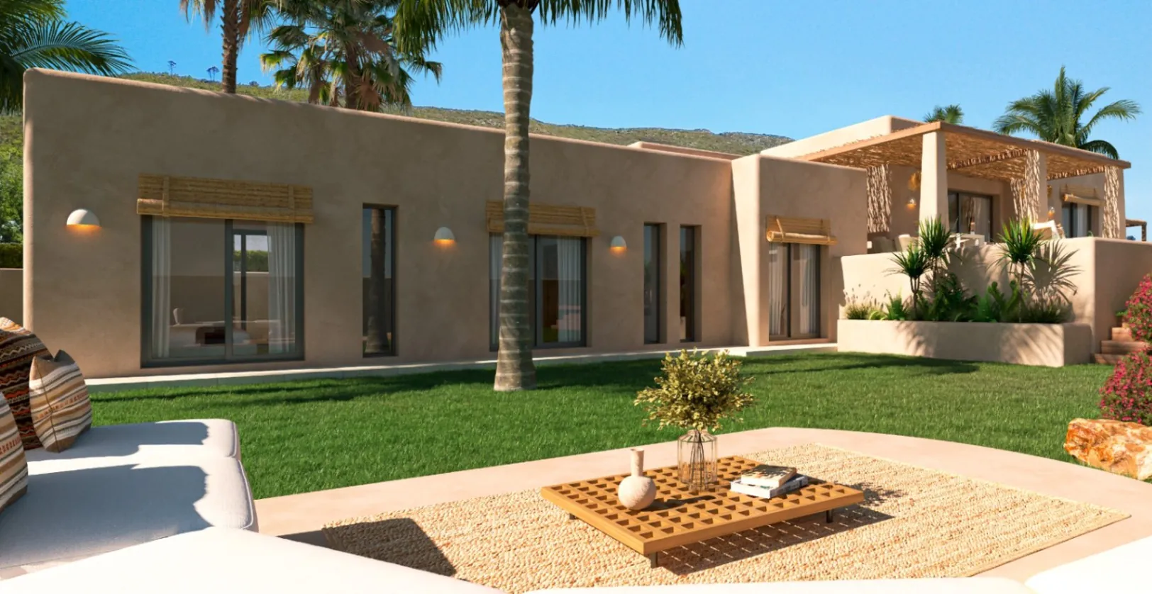 Villa de estilo ibicenco en venta en Lomas del Rey