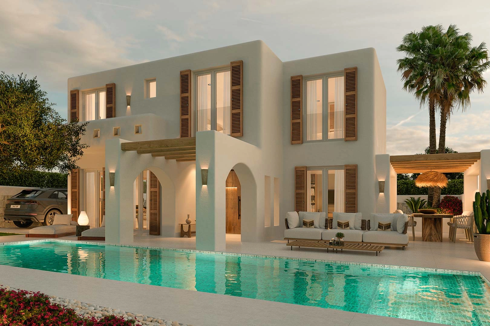 AR56701 - Proyecto de villa estilo ibicenco a la venta en Pedreguer.