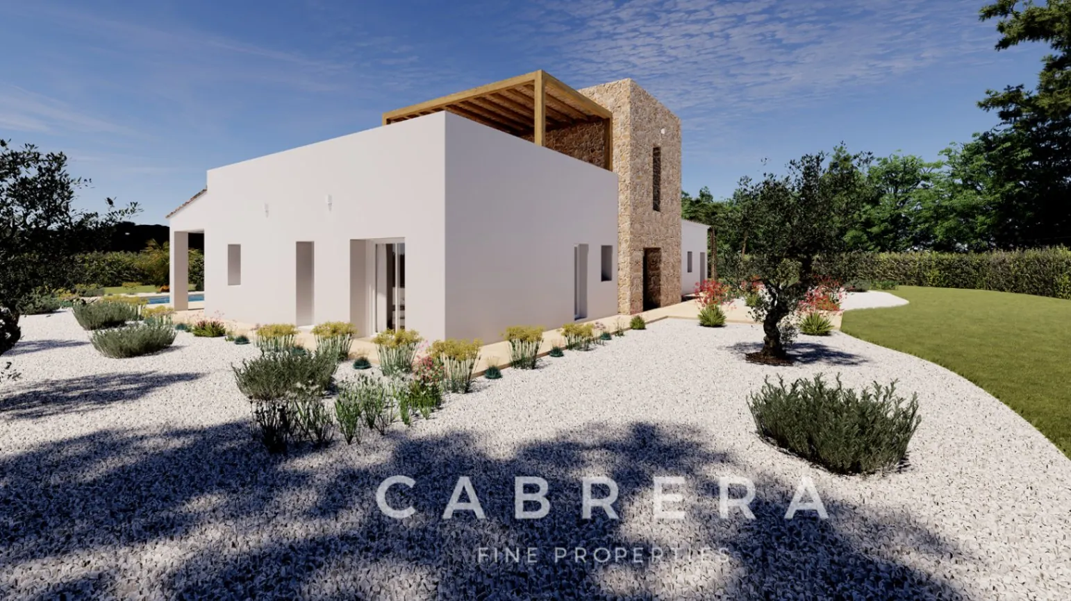 Preciosa finca de lujo con gran parcela en venta en Benissa