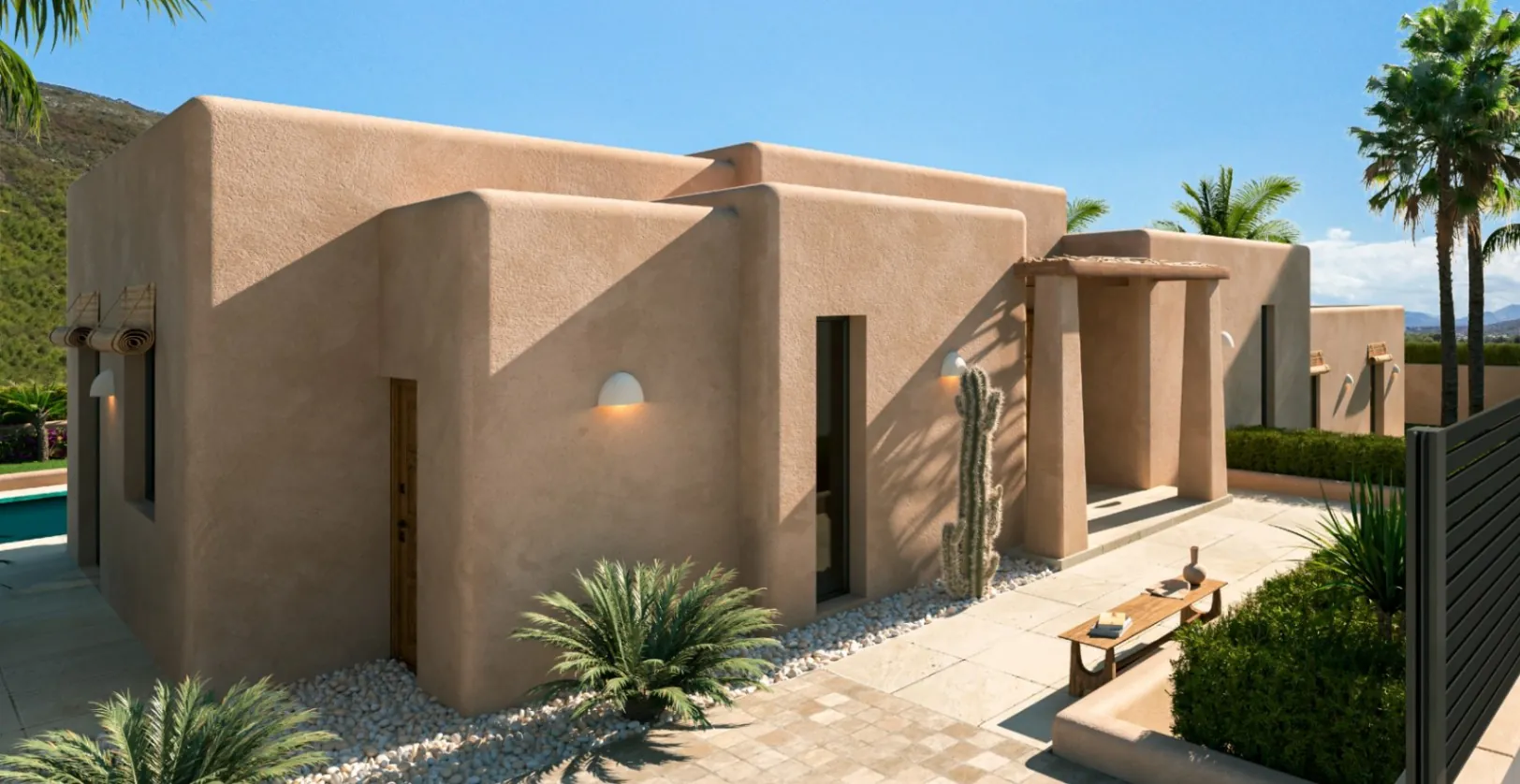 Villa de estilo ibicenco en venta en Lomas del Rey