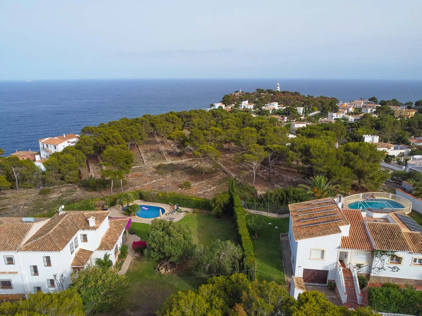 Belle villa d’Ibiza avec vue sur la mer à vendre à Jávea