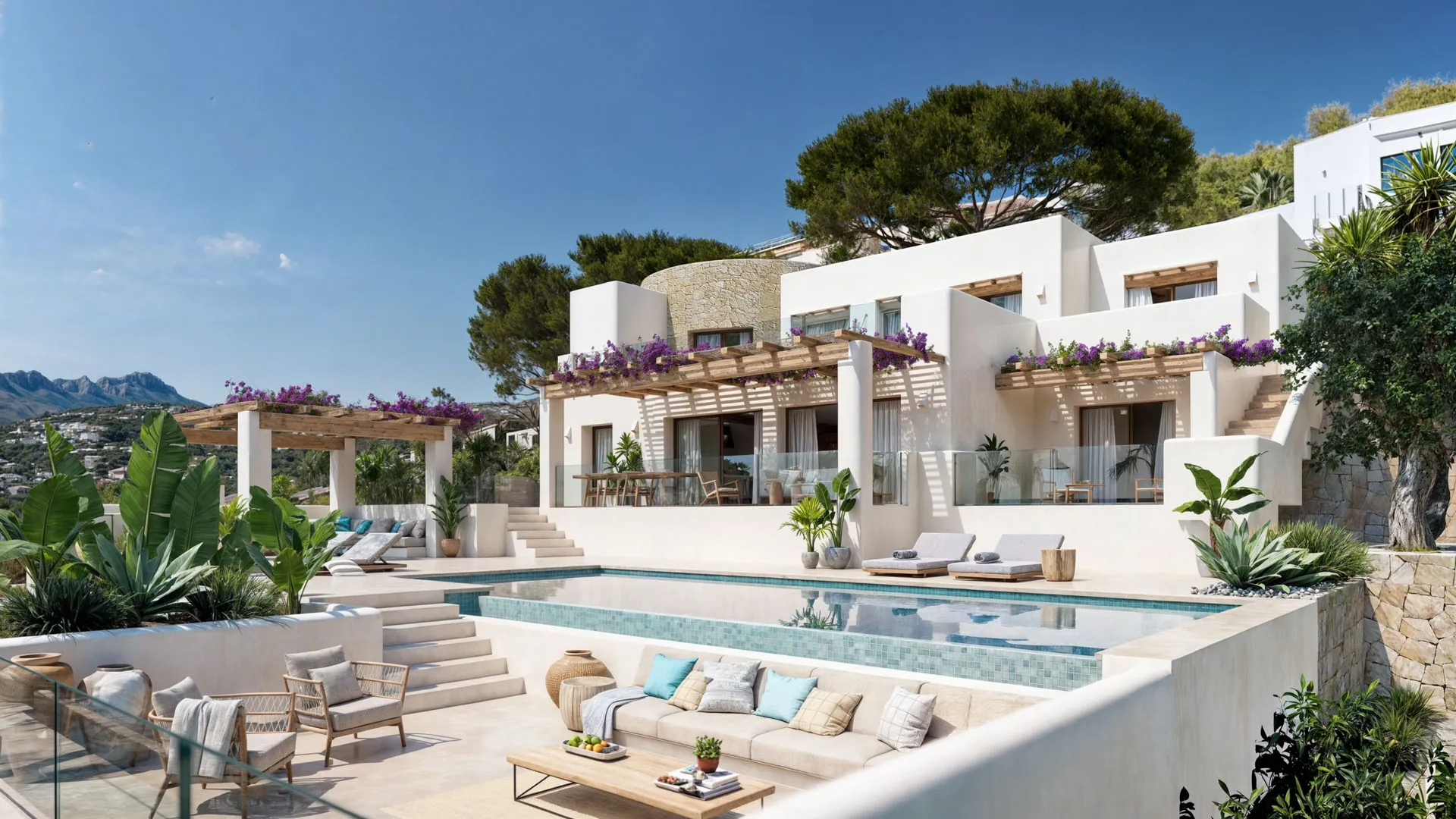 Progetto di villa moderna con vista sul mare in vendita a Moraira